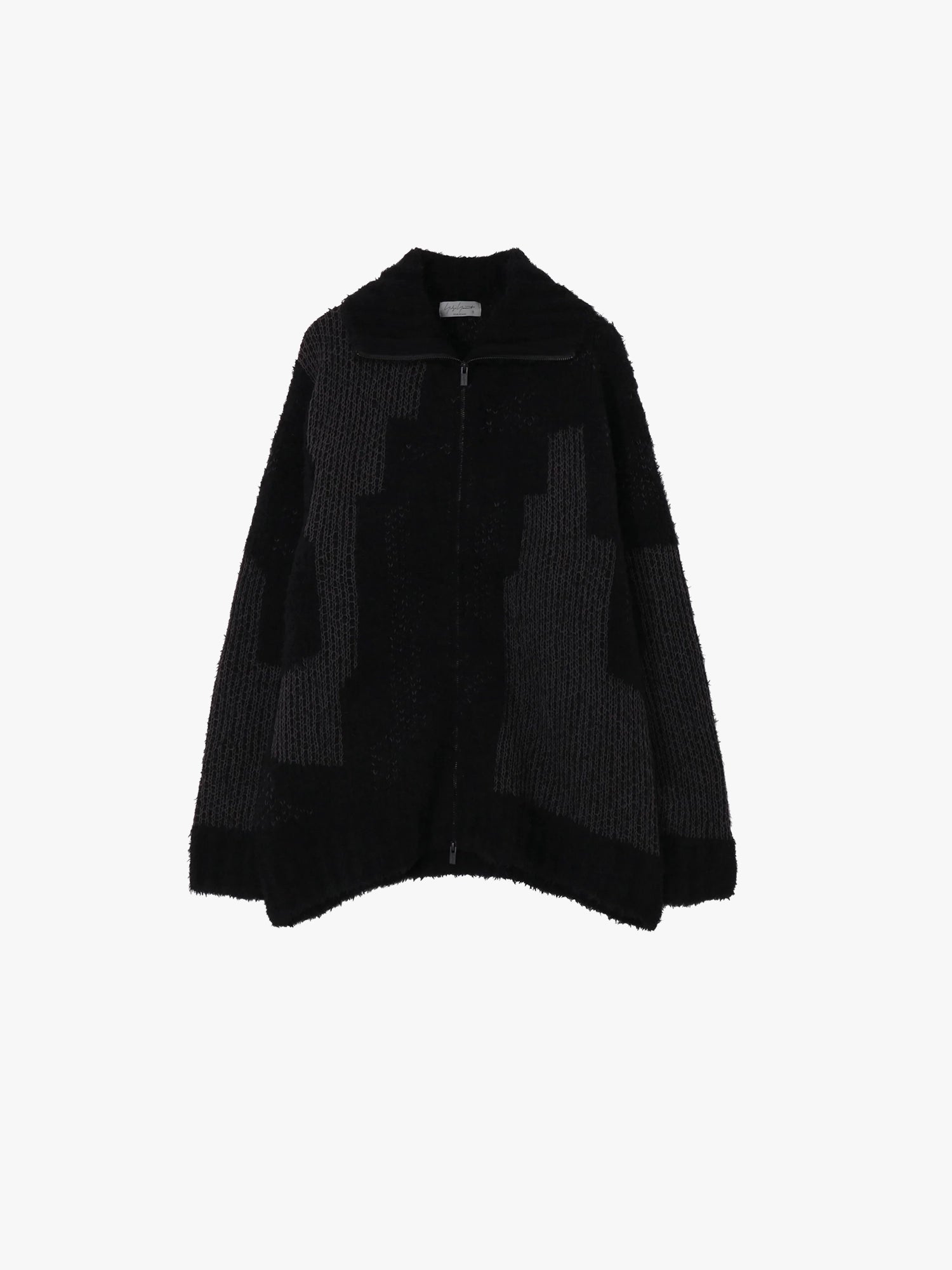 3G Jacquard Zip Blouson - Charcoal