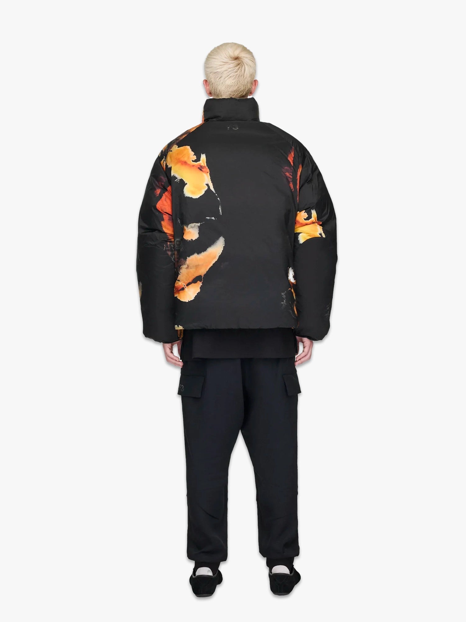 AOP Puffer Jacket - Multico/Black