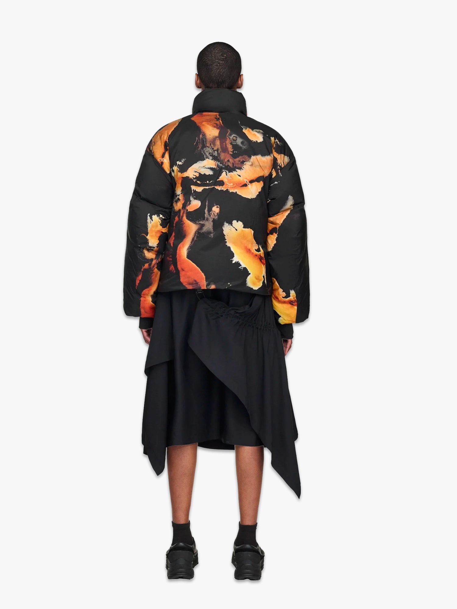 AOP Puffy Jacket - Multico/Black