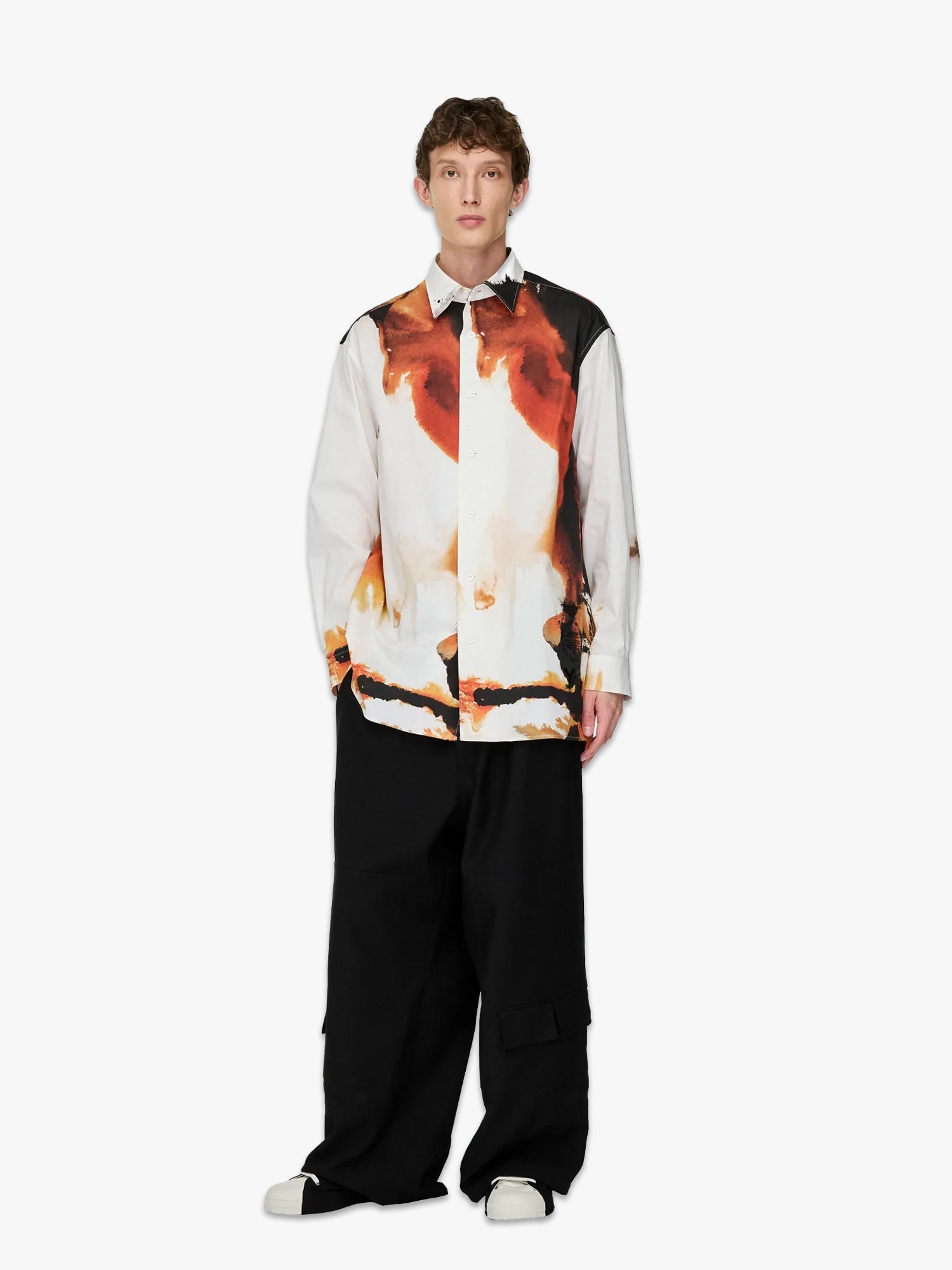 AOP Shirt - CWhite/Multico