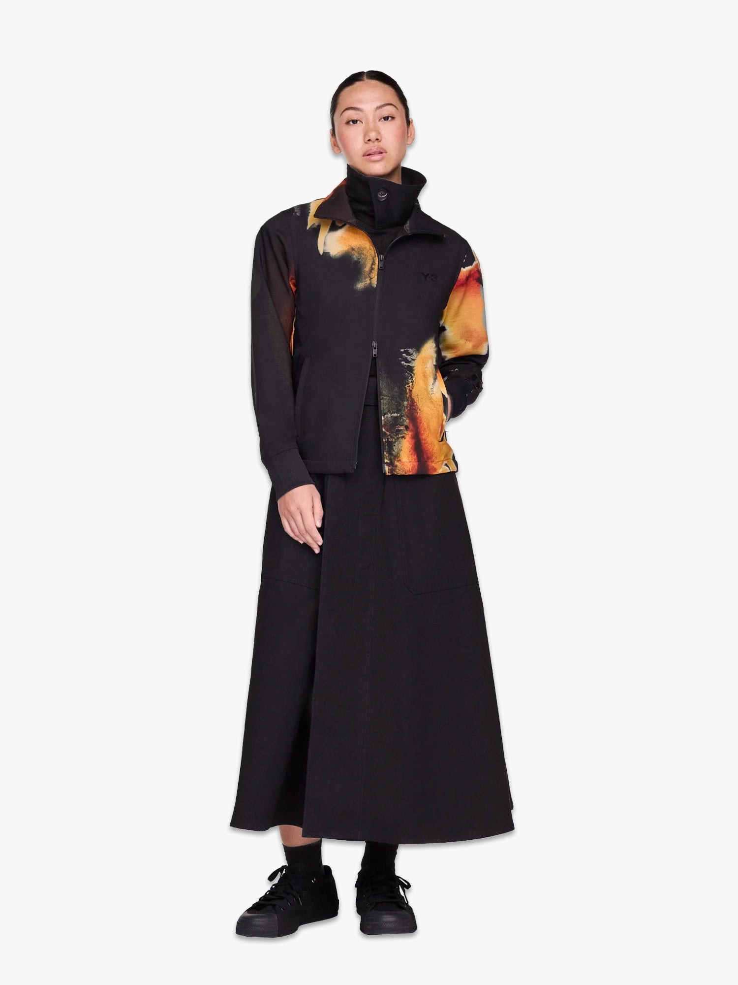 AOP W Track Top - Black/Multico