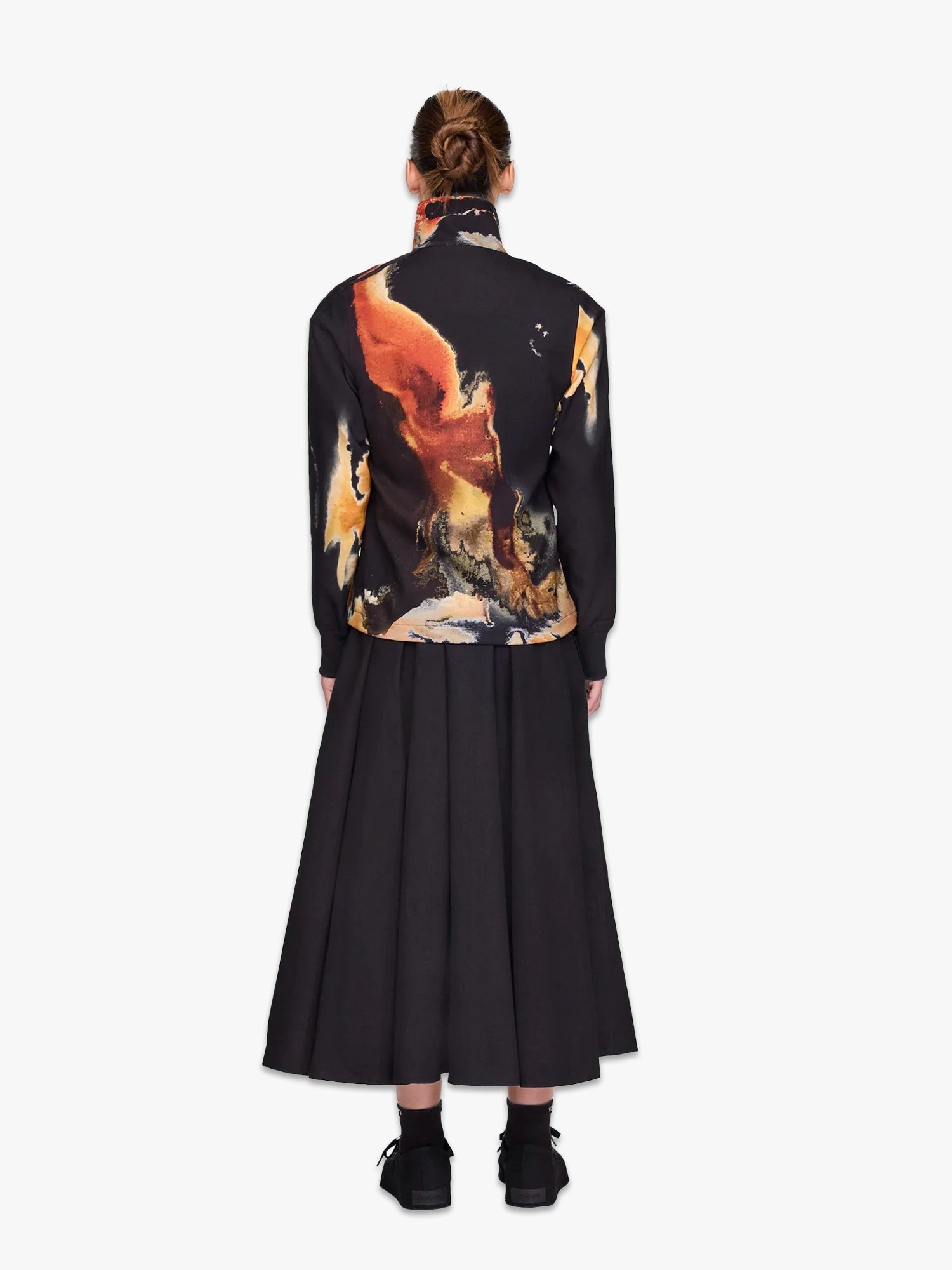 AOP W Track Top - Black/Multico