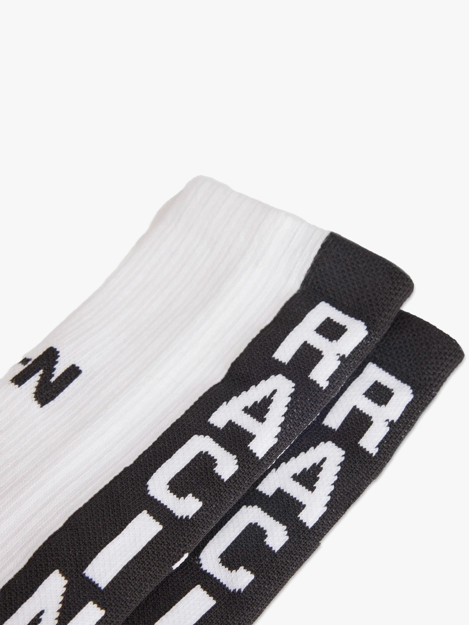 NBHD Ribbed Crew Socks - White