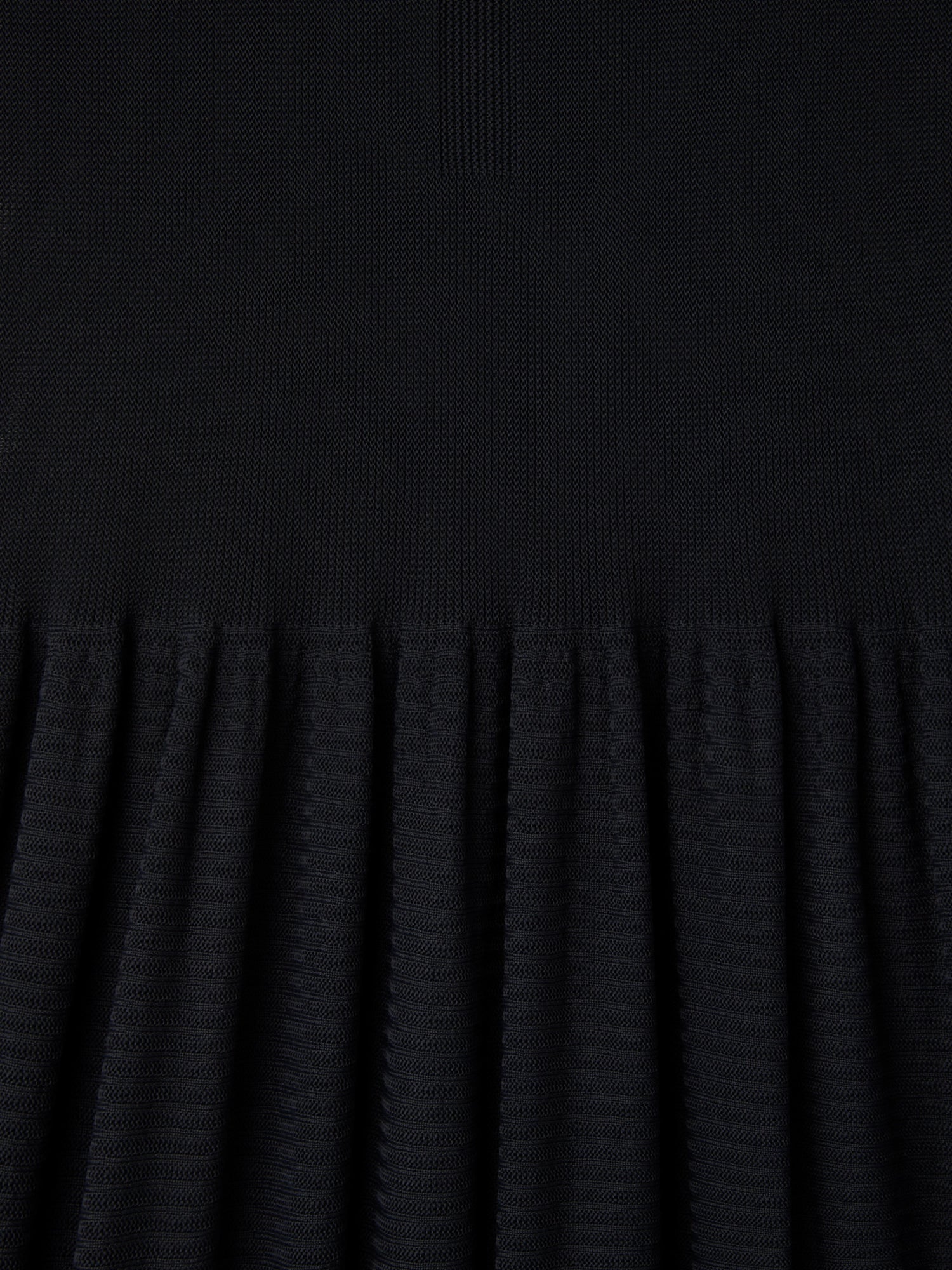 Cascade Mock Neck LS Dress - Marron