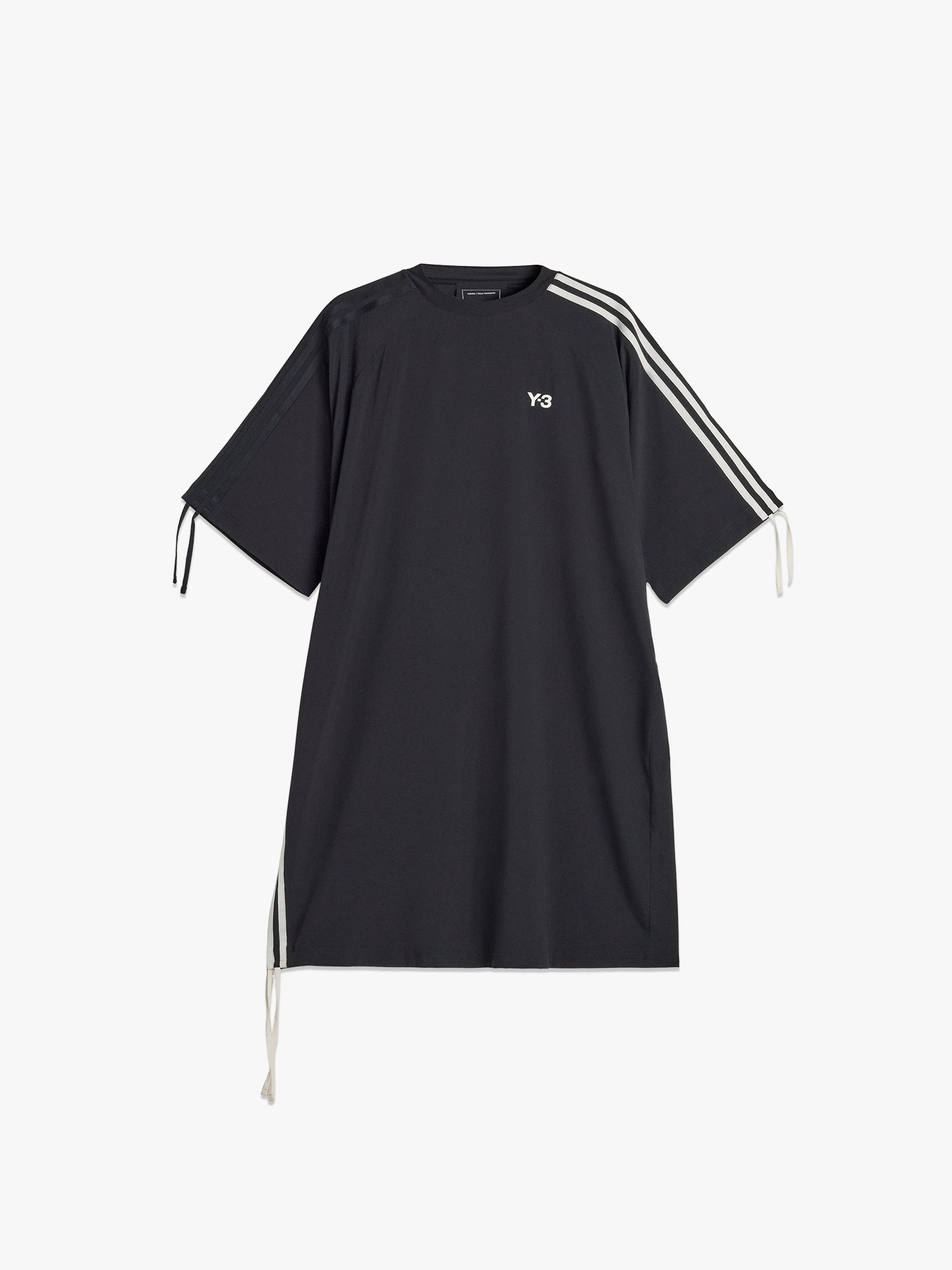 Cinch 3 Stripes Oversized Tee Dress - Black