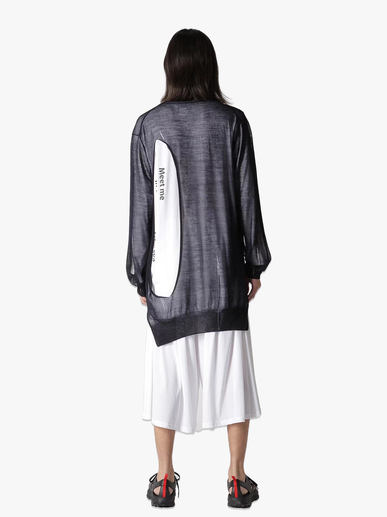 Damaged Cardigan - Black