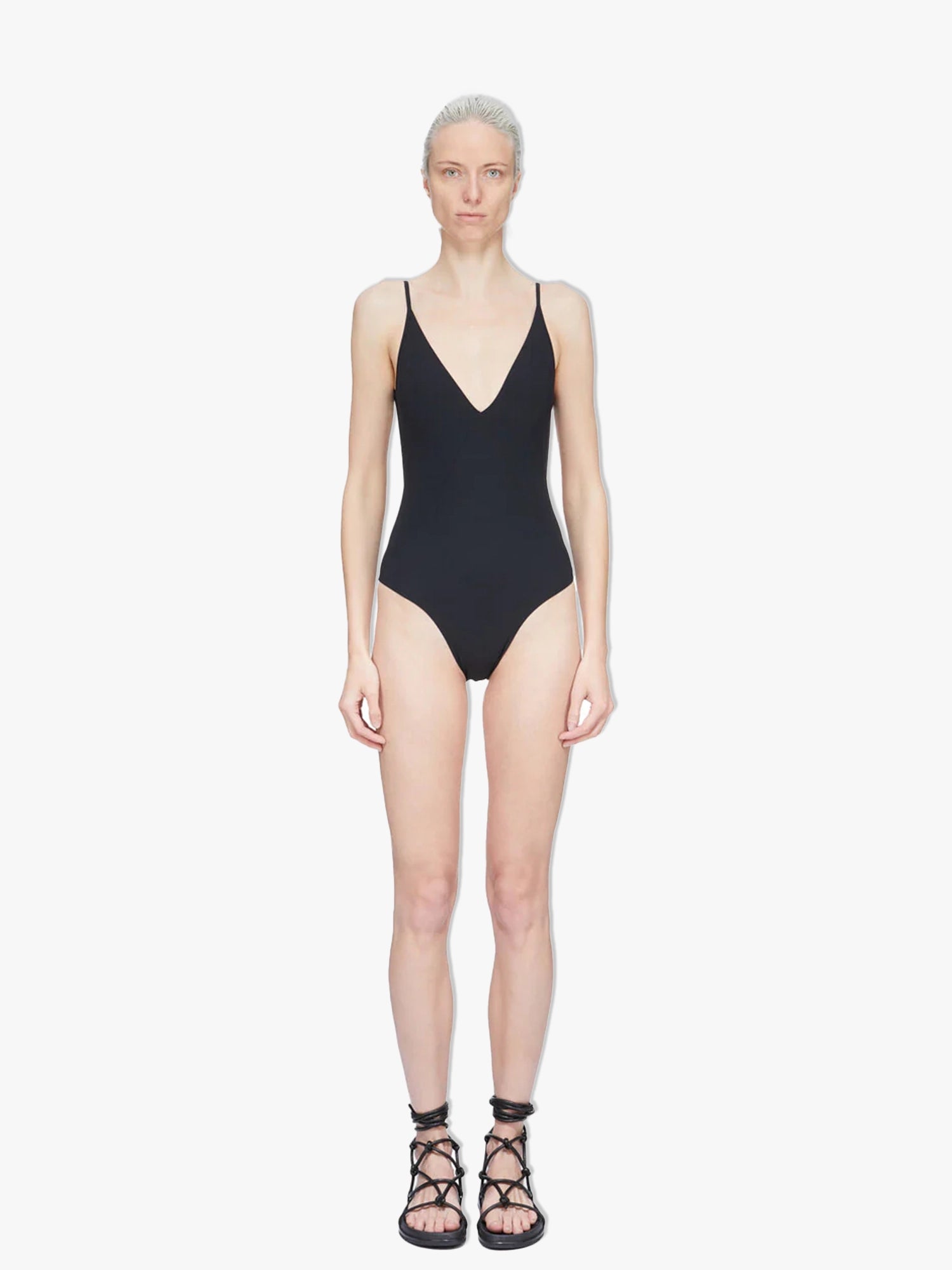Deep V Bather - Black