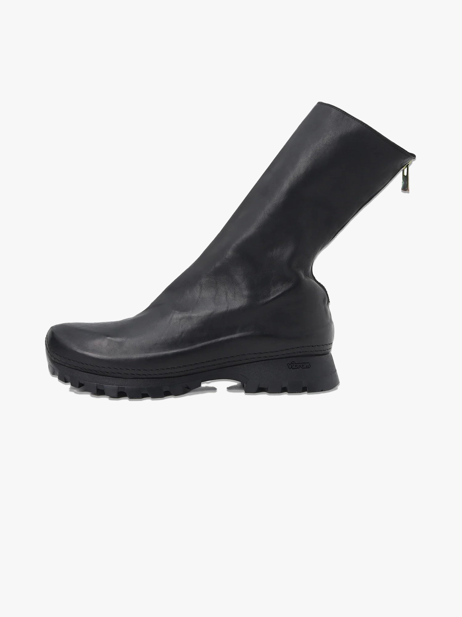 Full Grain Horse Leather Boots - Black