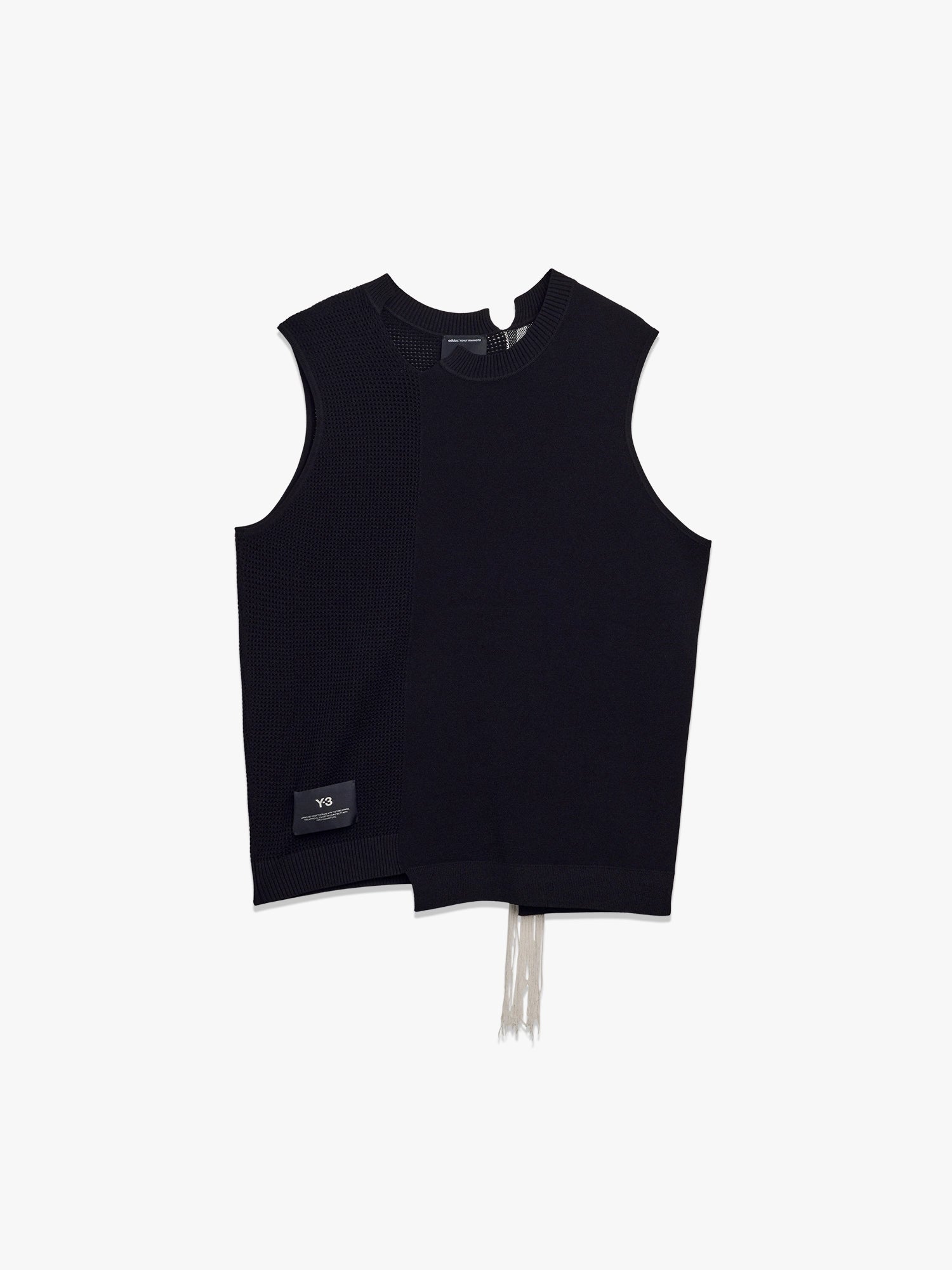 GFX Knitted Vest - Black