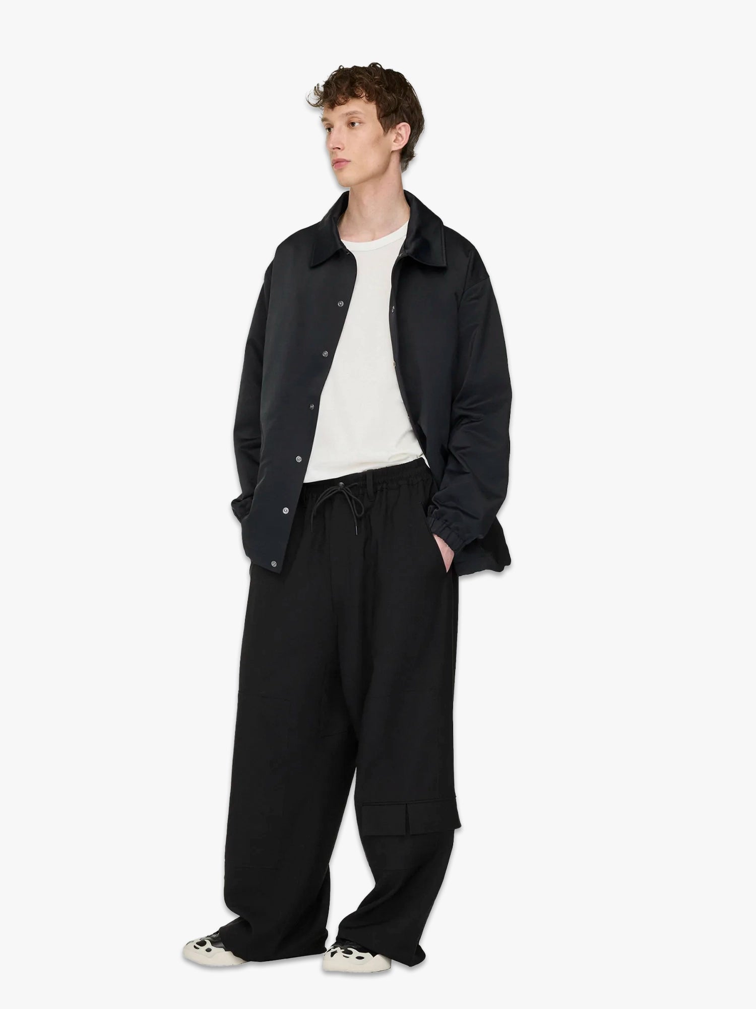 Graphic Coach Jacket - Black