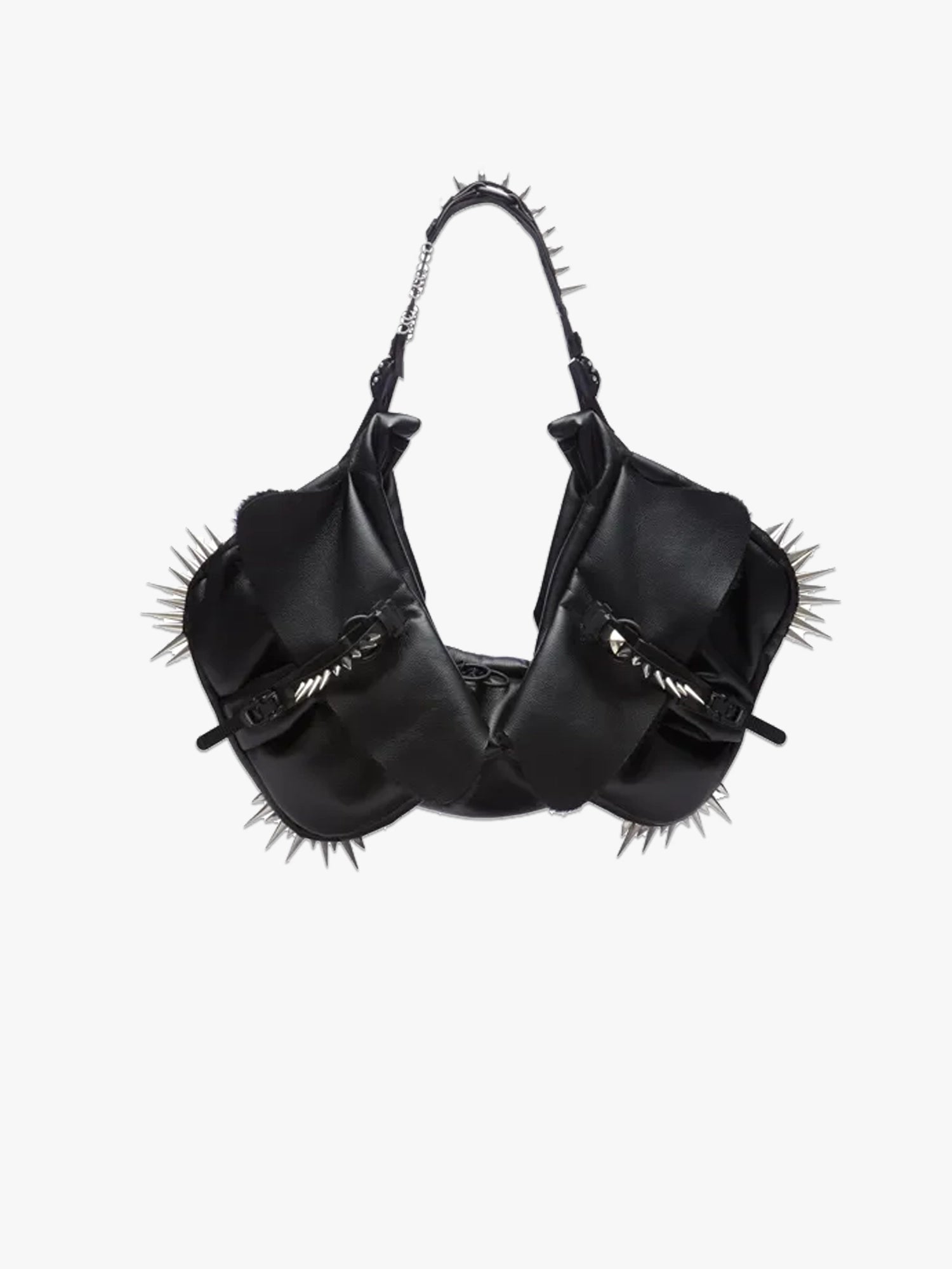 HM3 Spikes Half Moon Bag - Black/Black Matt