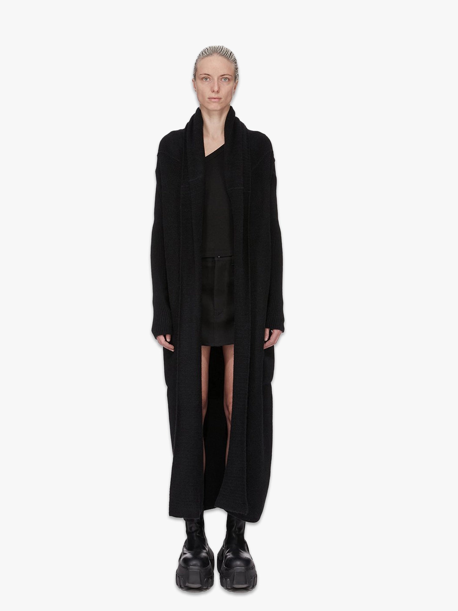 Long Cardigan - Black