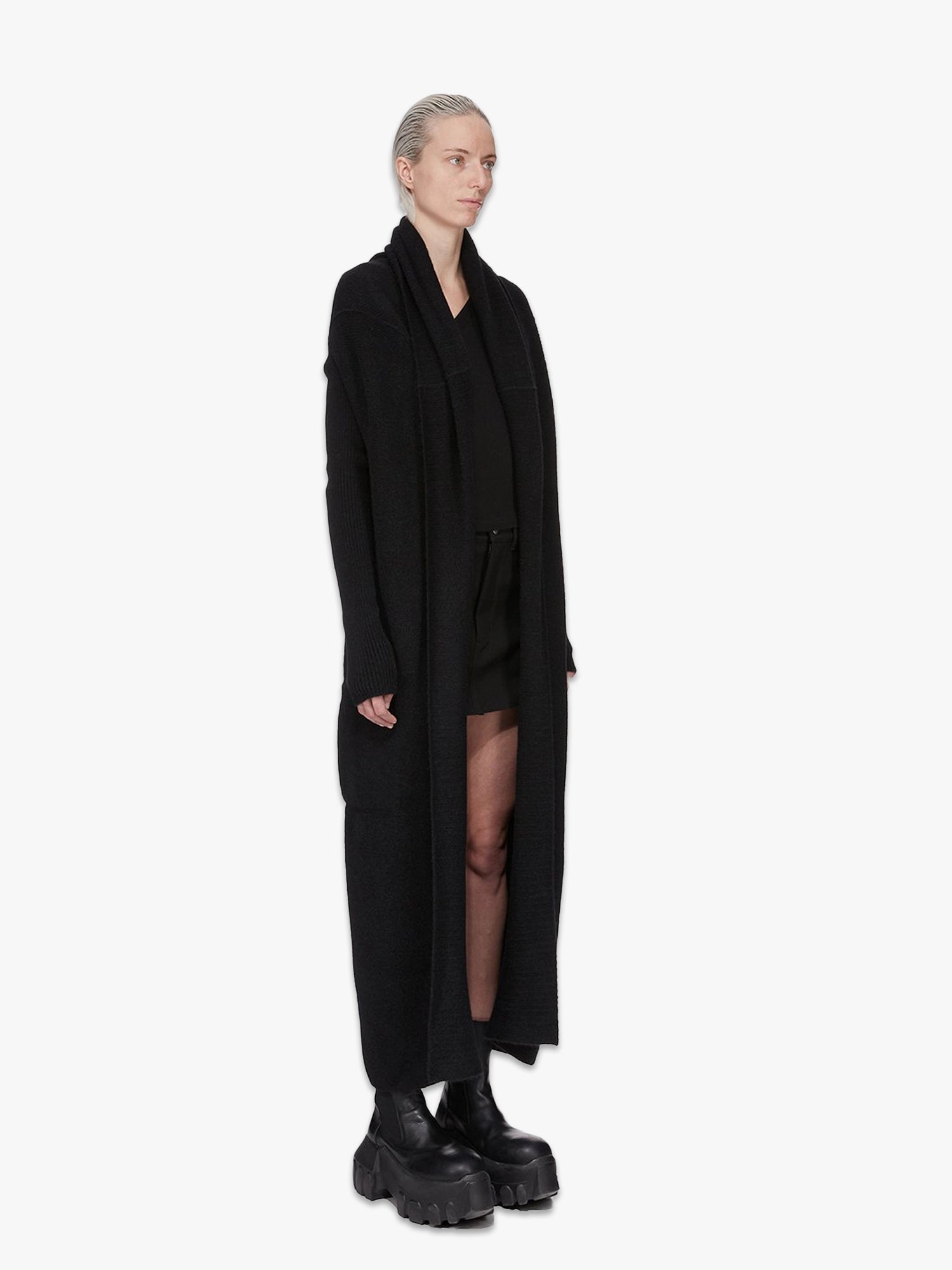 Long Cardigan - Black