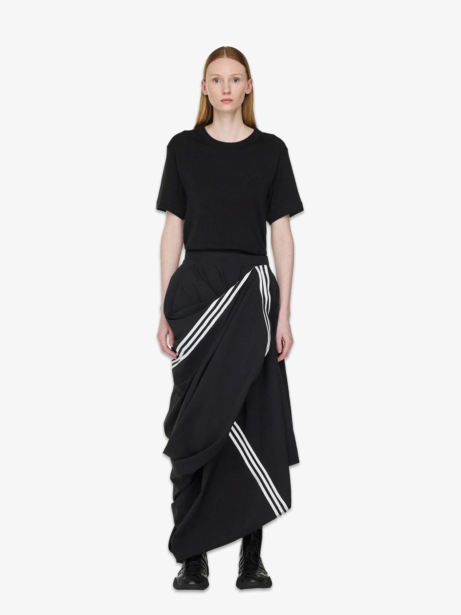 Nylon Skirt 3-Stripes - Black