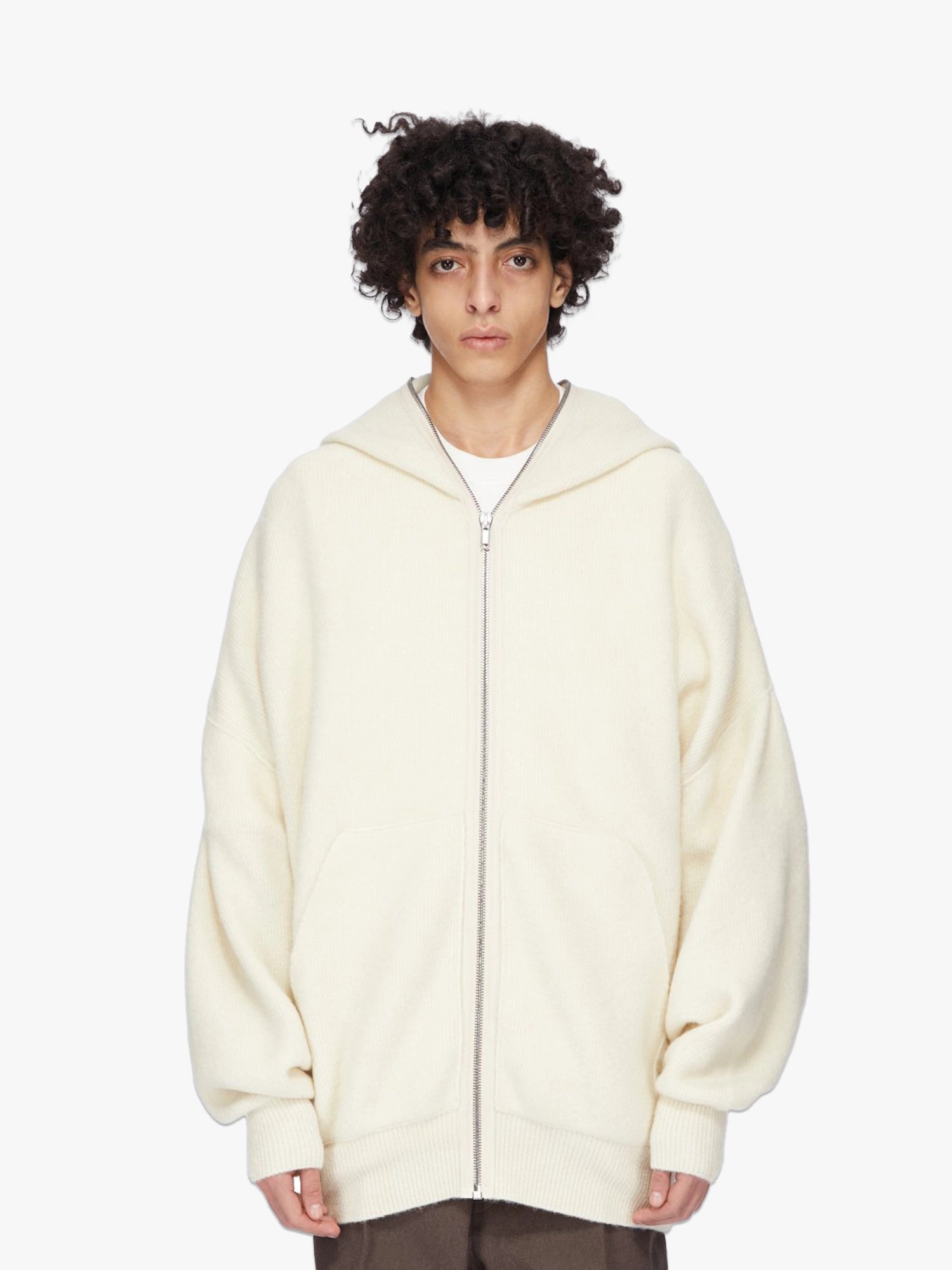 Oversized Gimp Hoodie - Milk