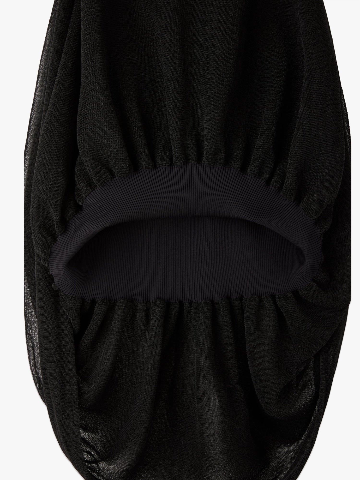 Overwrapped Pottery Skirt - Black