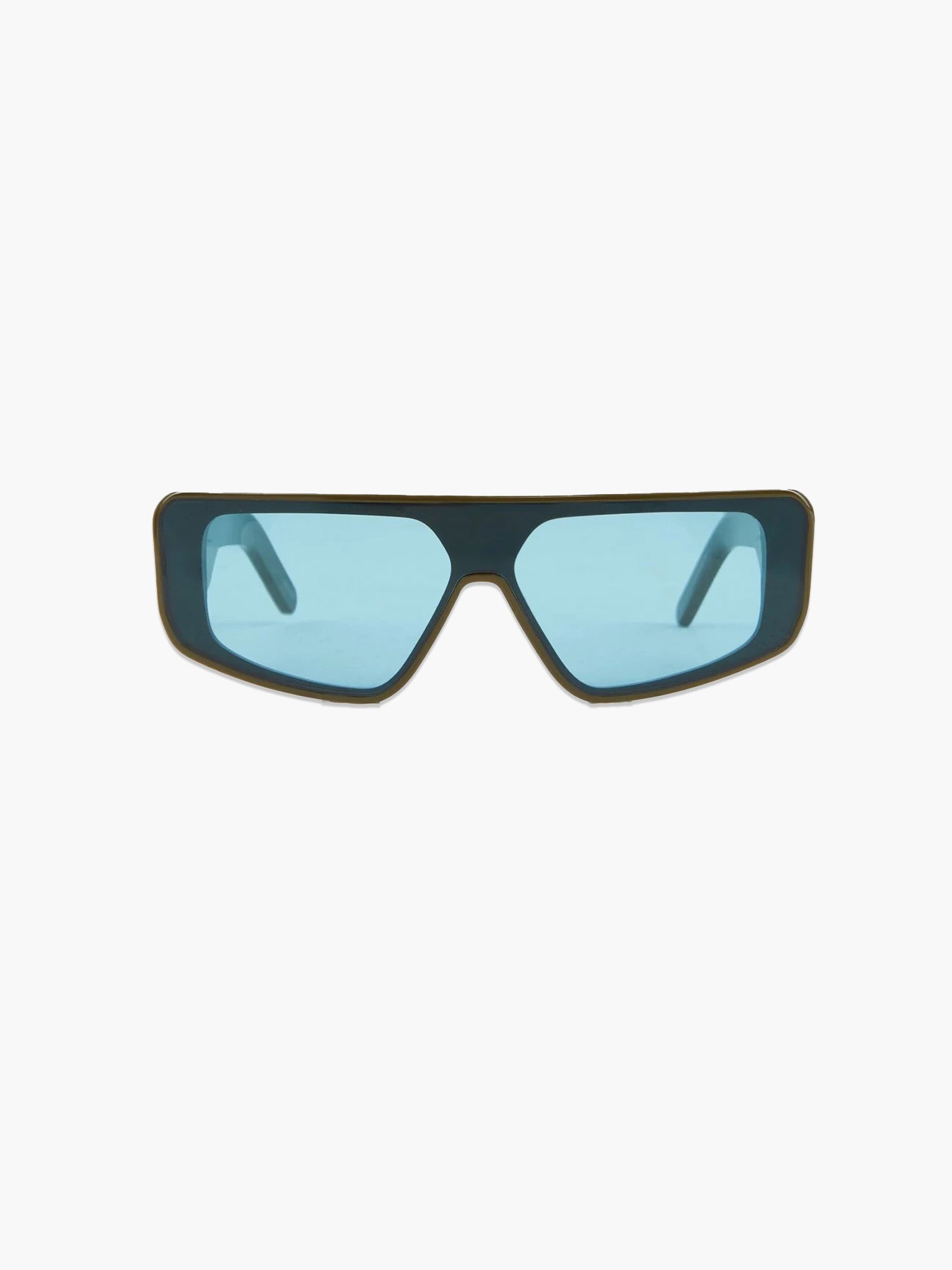 Perfoma Sunglasses - Olive Temple/Amazonite Lens