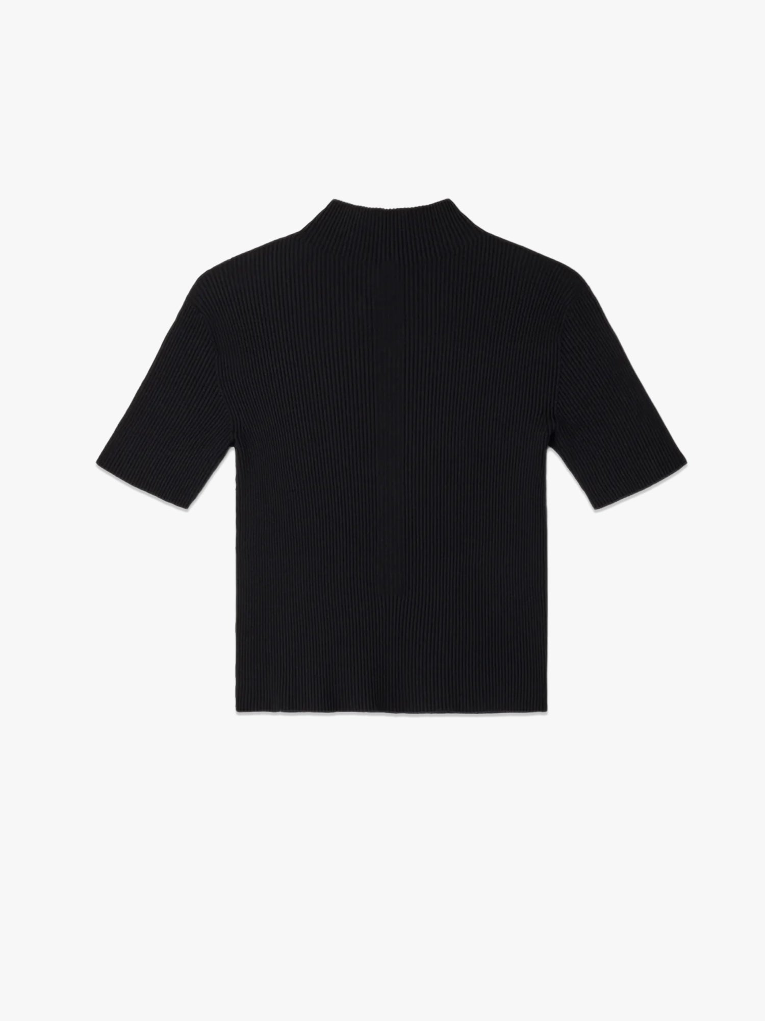 Portrait Short Sleeve Top - Black