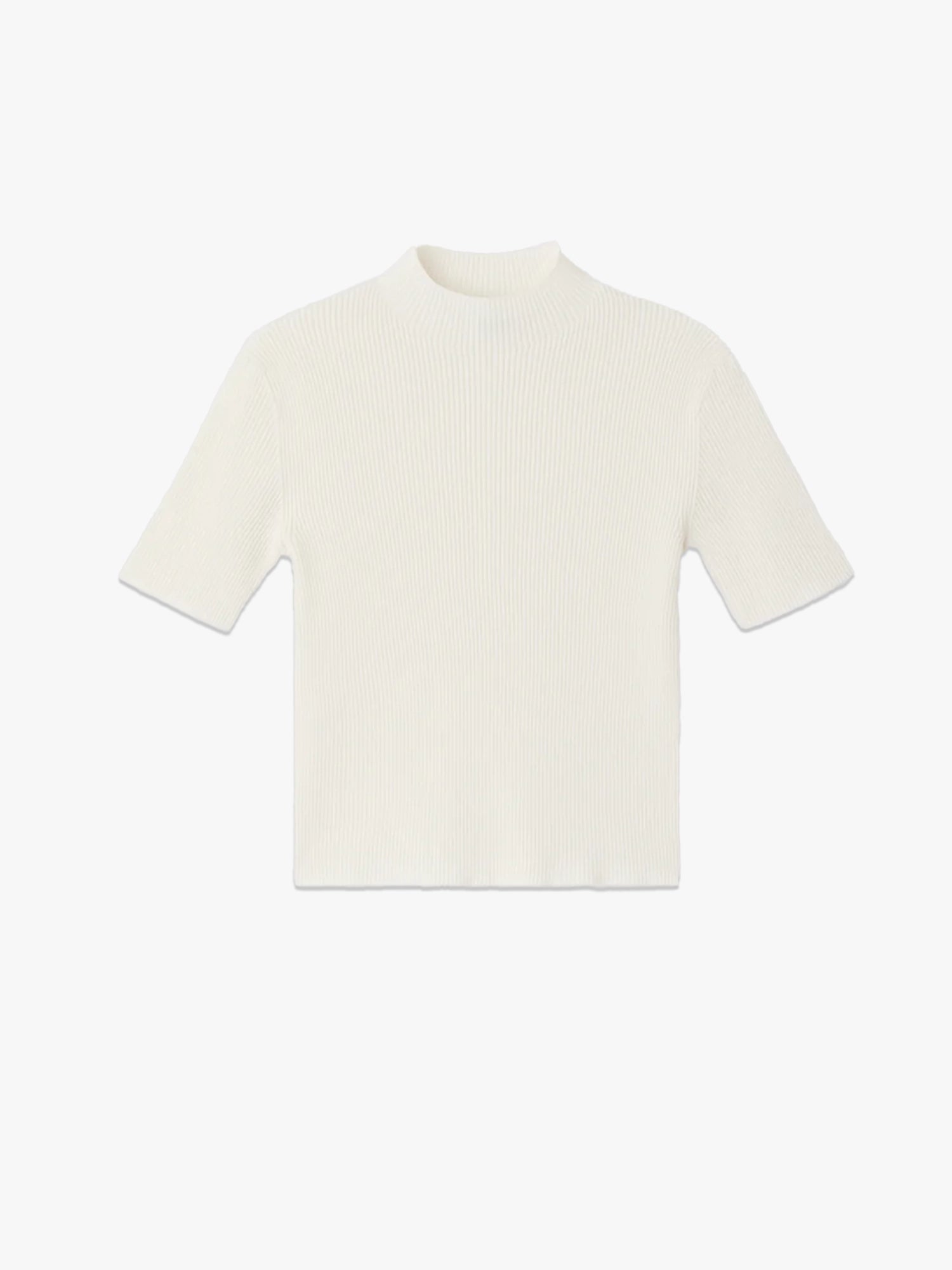 Portrait Short Sleeve Top - White