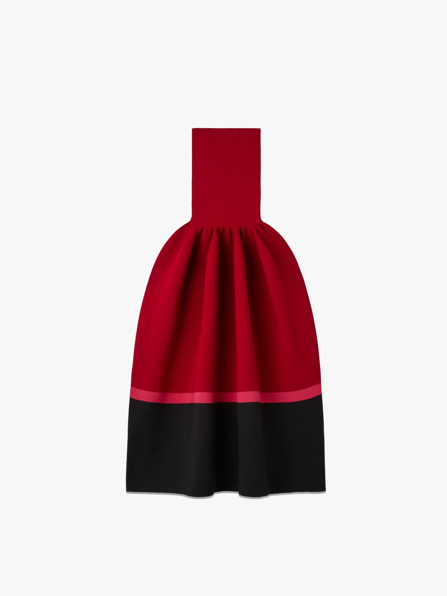 Pottery HS Strapless Dress - Maroon