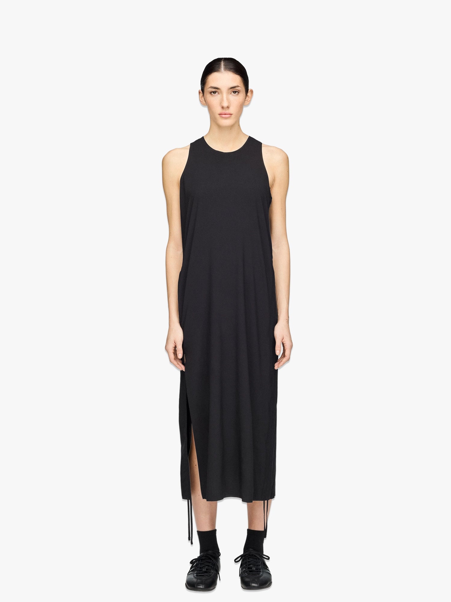 Racer Cinch Dress - Black