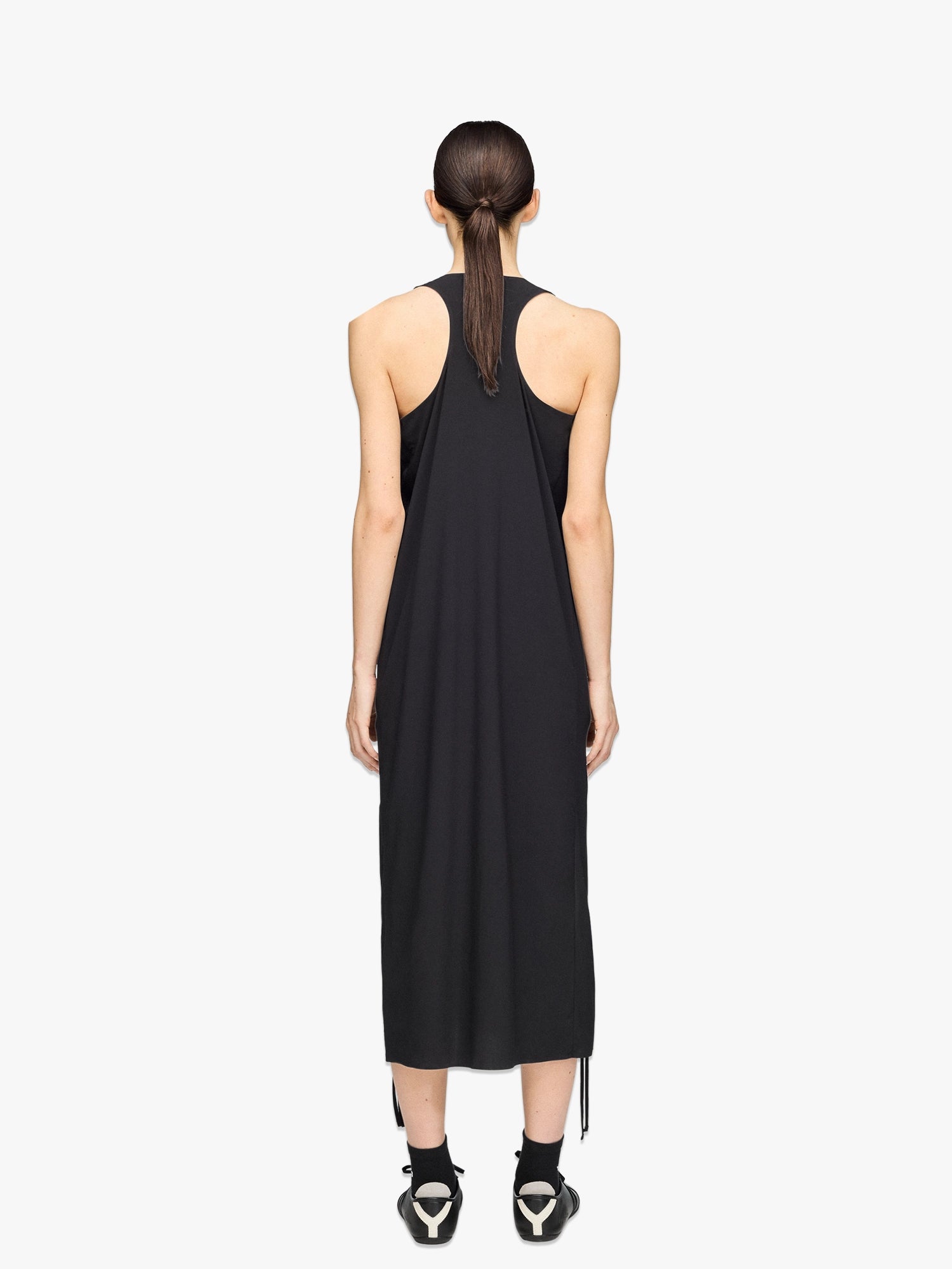 Racer Cinch Dress - Black