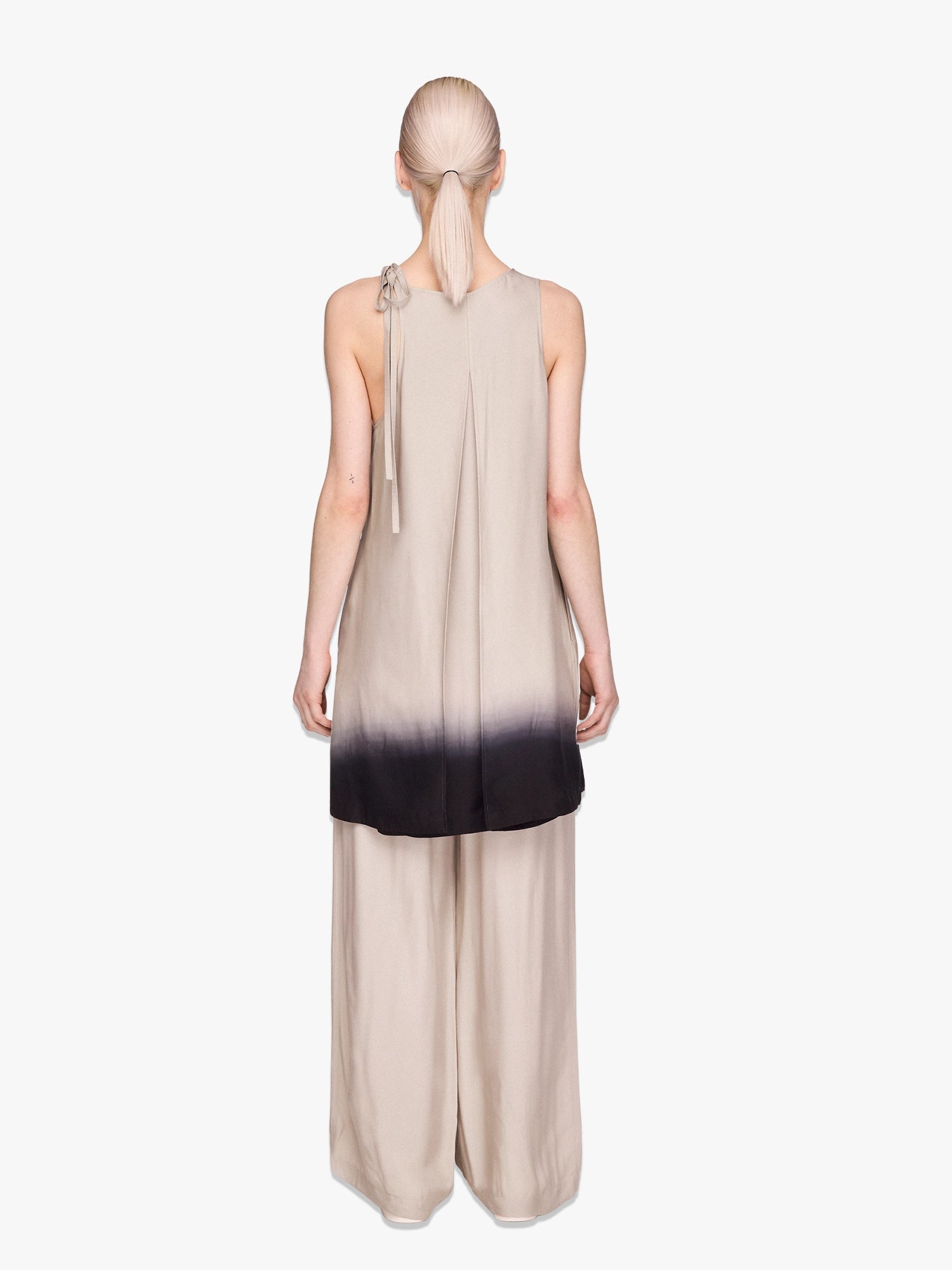 Straight Leg Pants - Light Brown