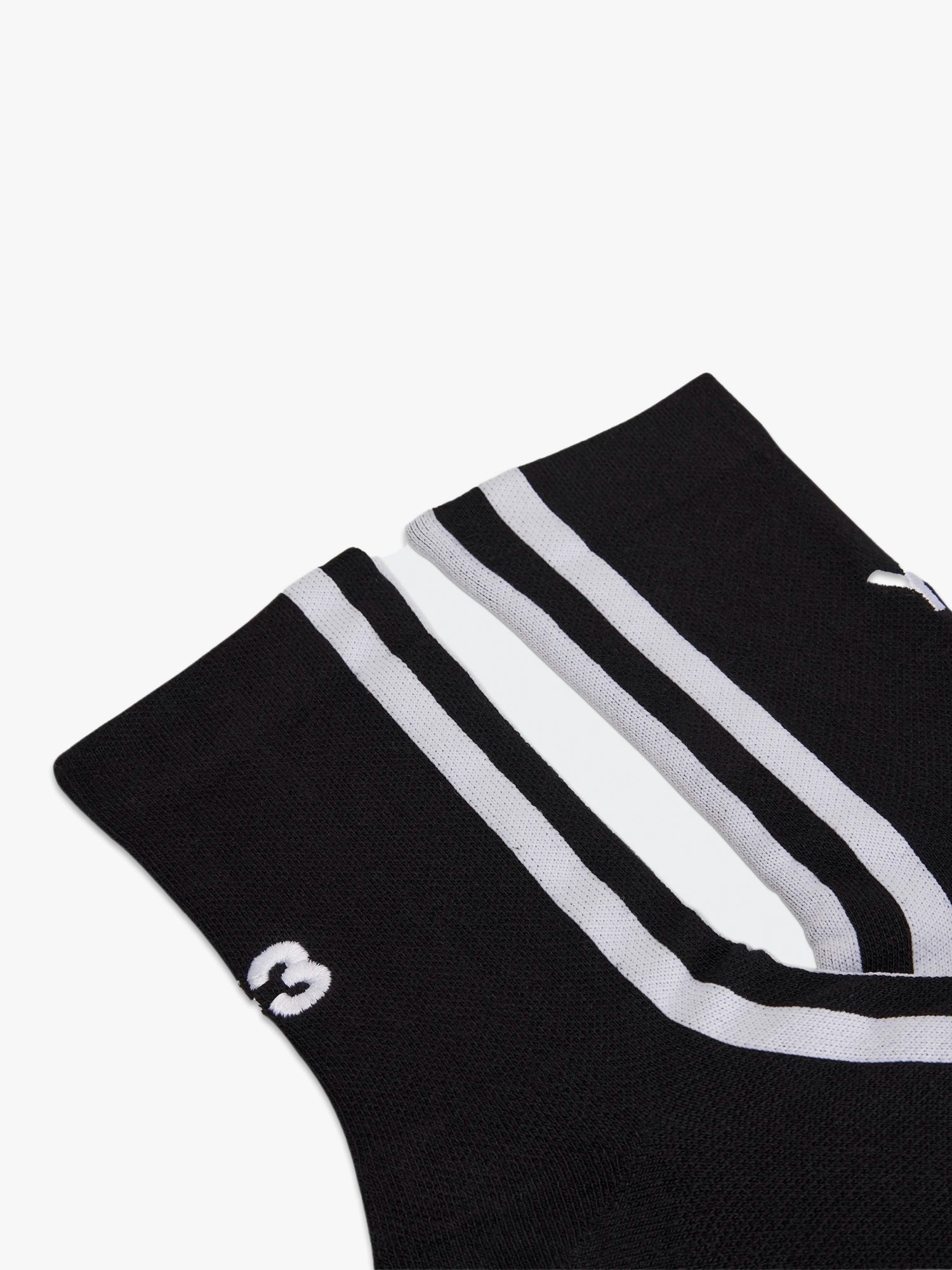 Unisex Stripes Socks - Black