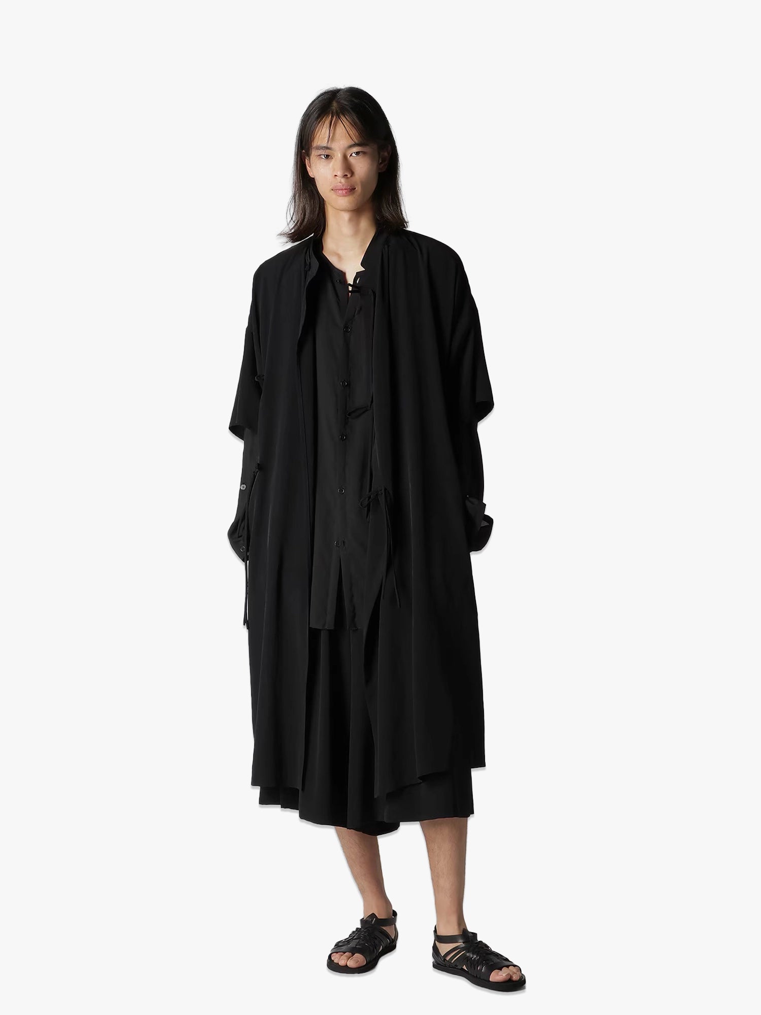TA Tuxedo China Dress - Black