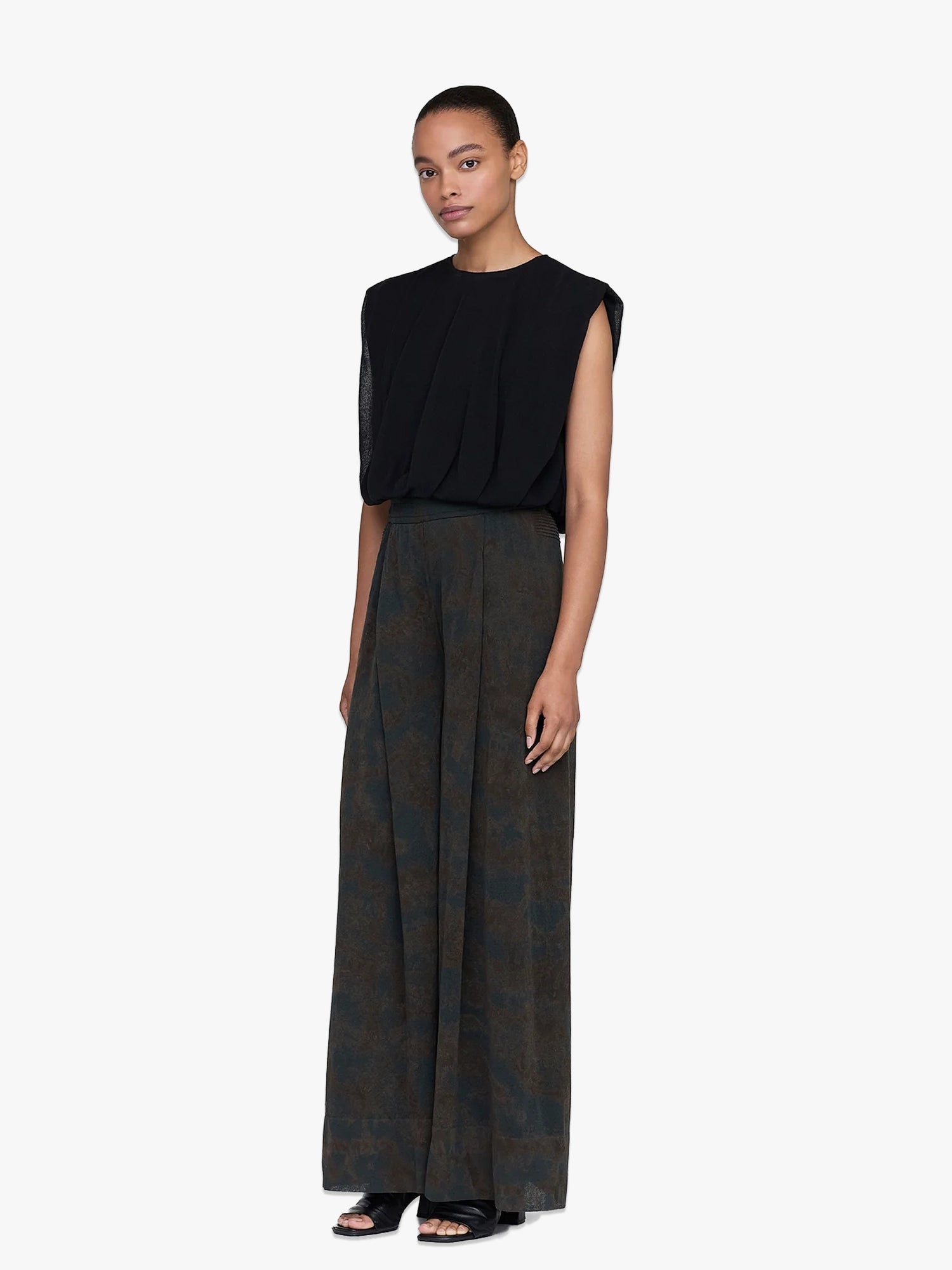 TC Lucent Overwrapped Top - Black