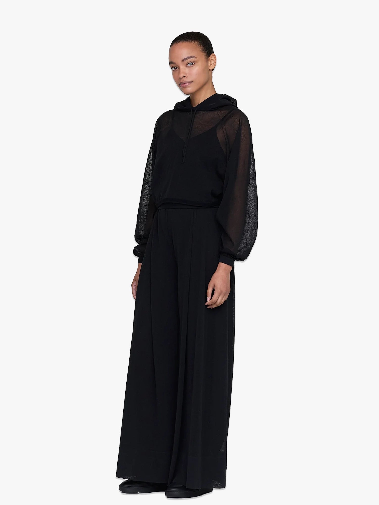 TC Lucent Semi Wide Pants - Black