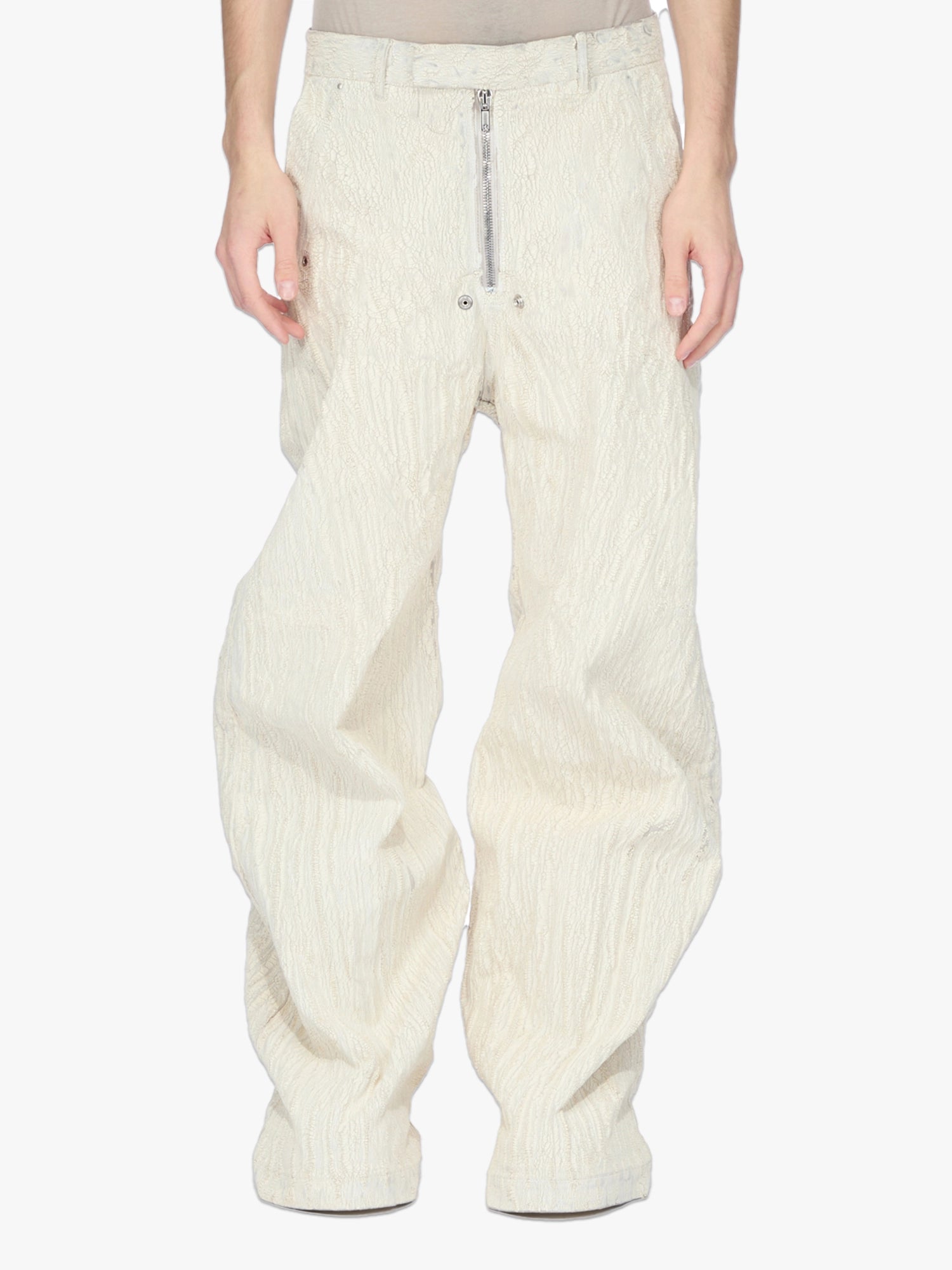 Tailored Wide Denim Belas - Milk