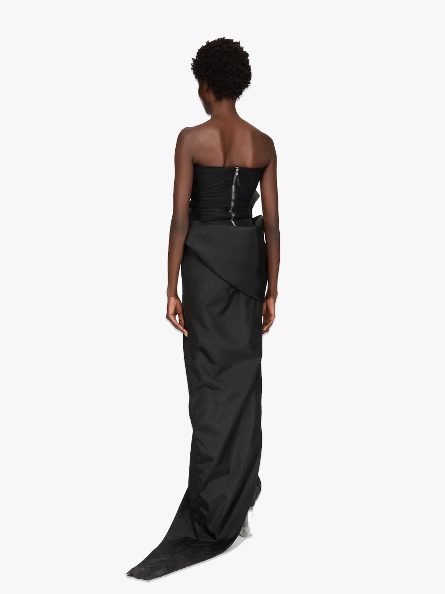 Temple Draped Skirt - Black