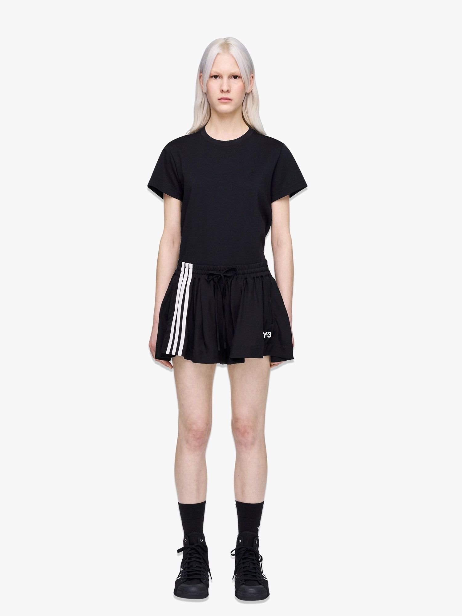 Tennis Shorts 3 Stripes - Black