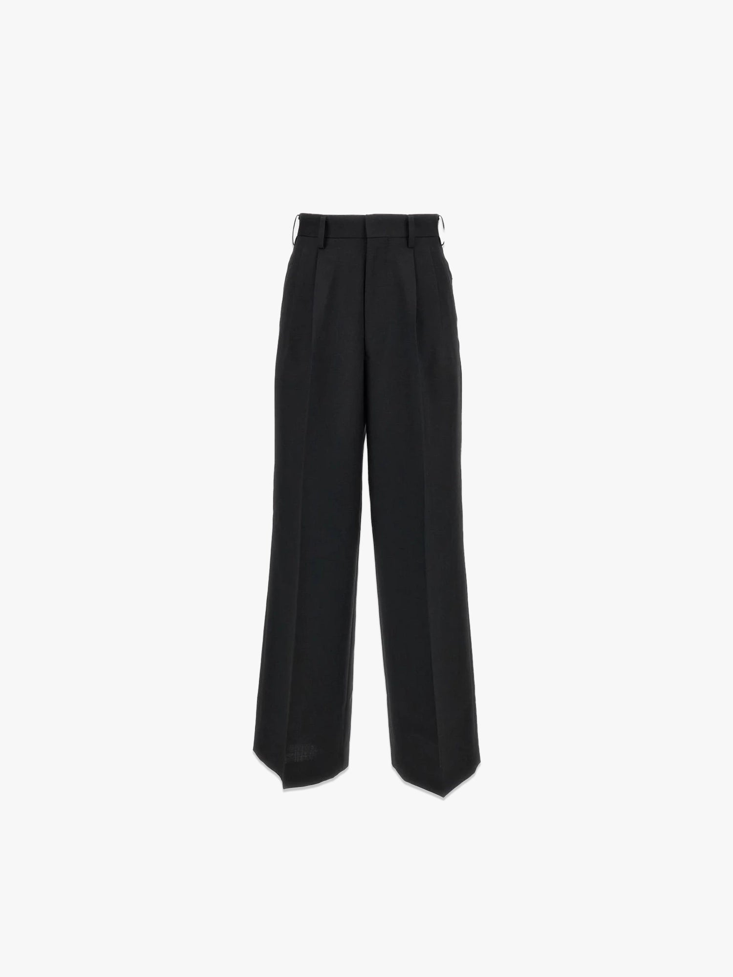 Women's Pleated Trousers - Black