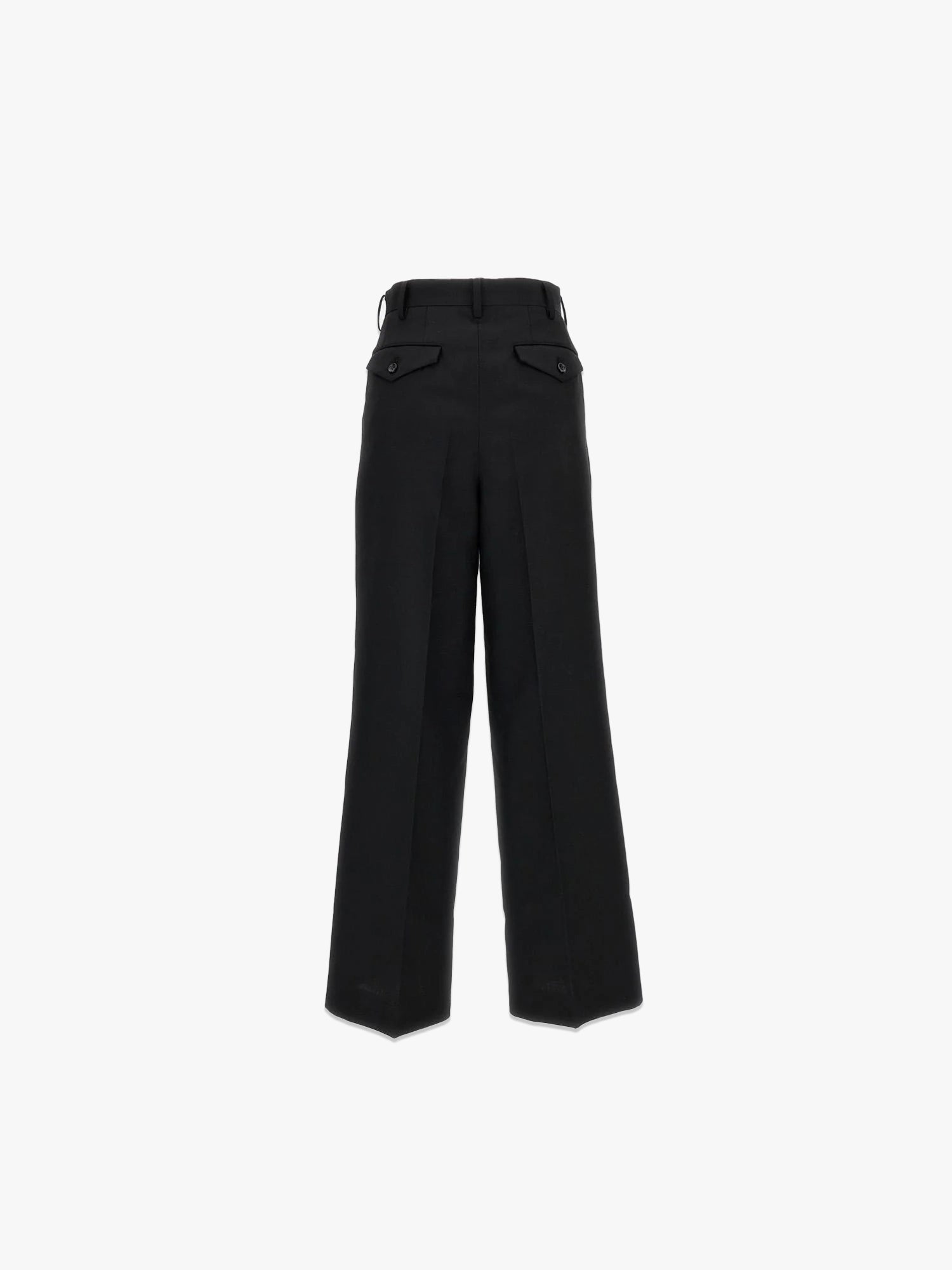 Women's Pleated Trousers - Black