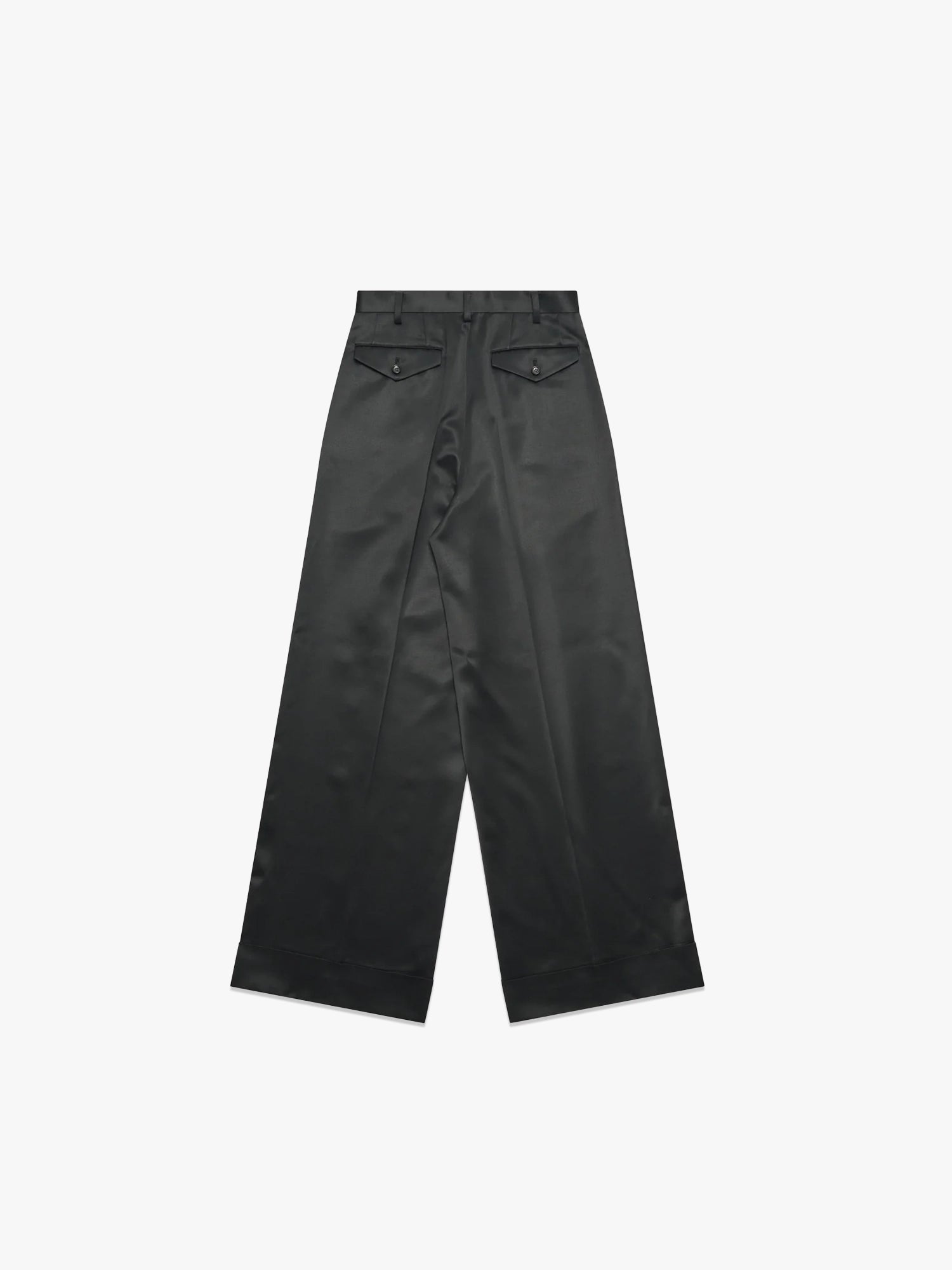 Women's Satin Pants - Black