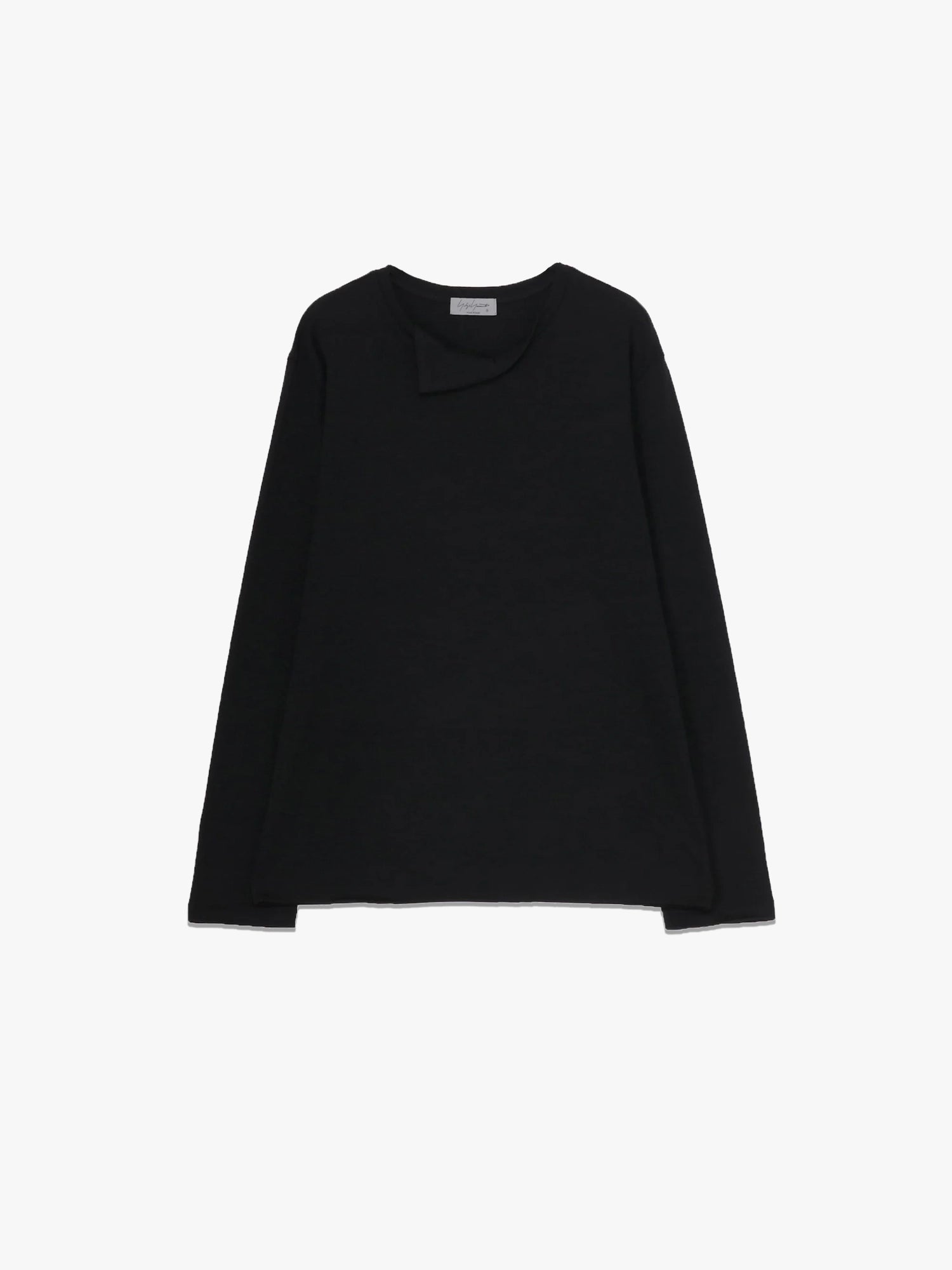 Wool Layered Top - Black