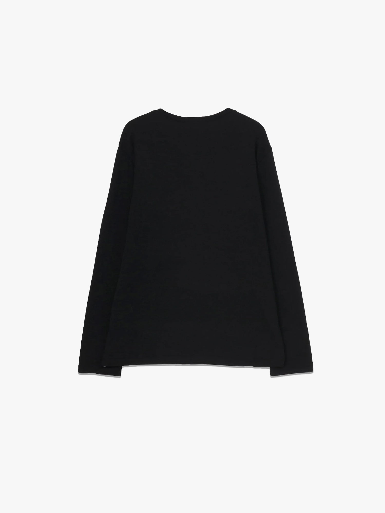 Wool Layered Top - Black