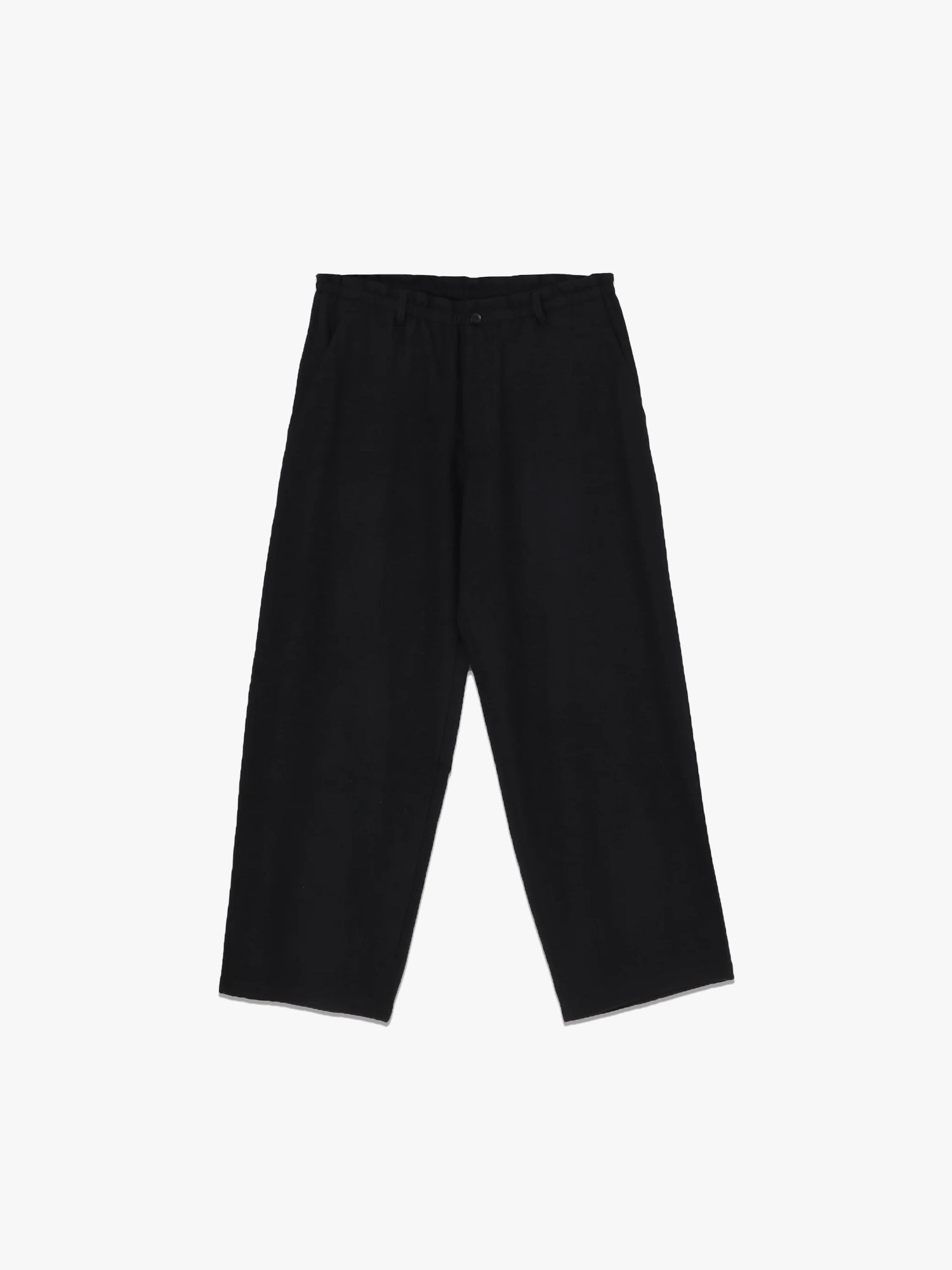 Woollen Jersey Pants - Black