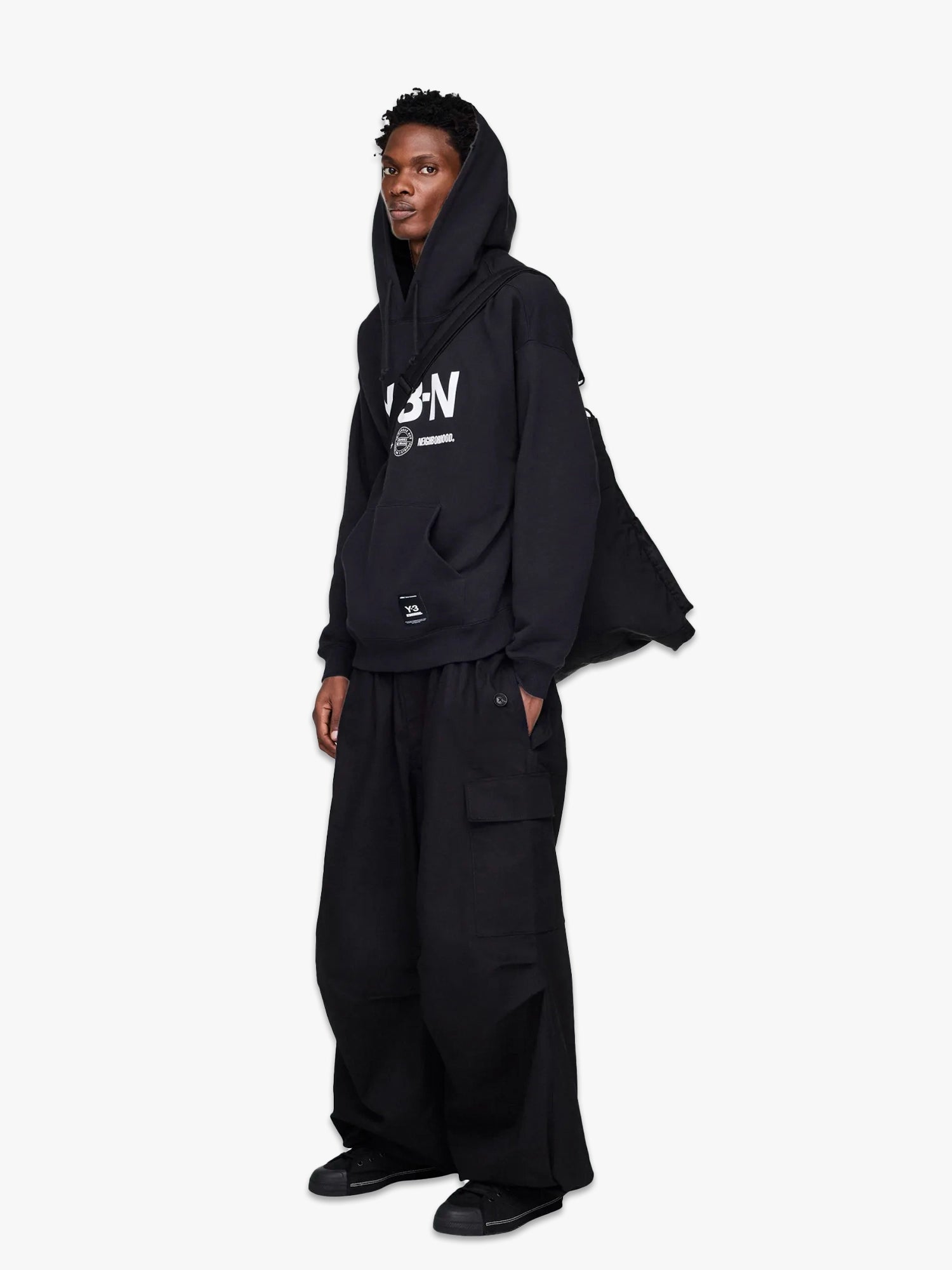 Y-3 x NBHD Graphic Hoodie - Black