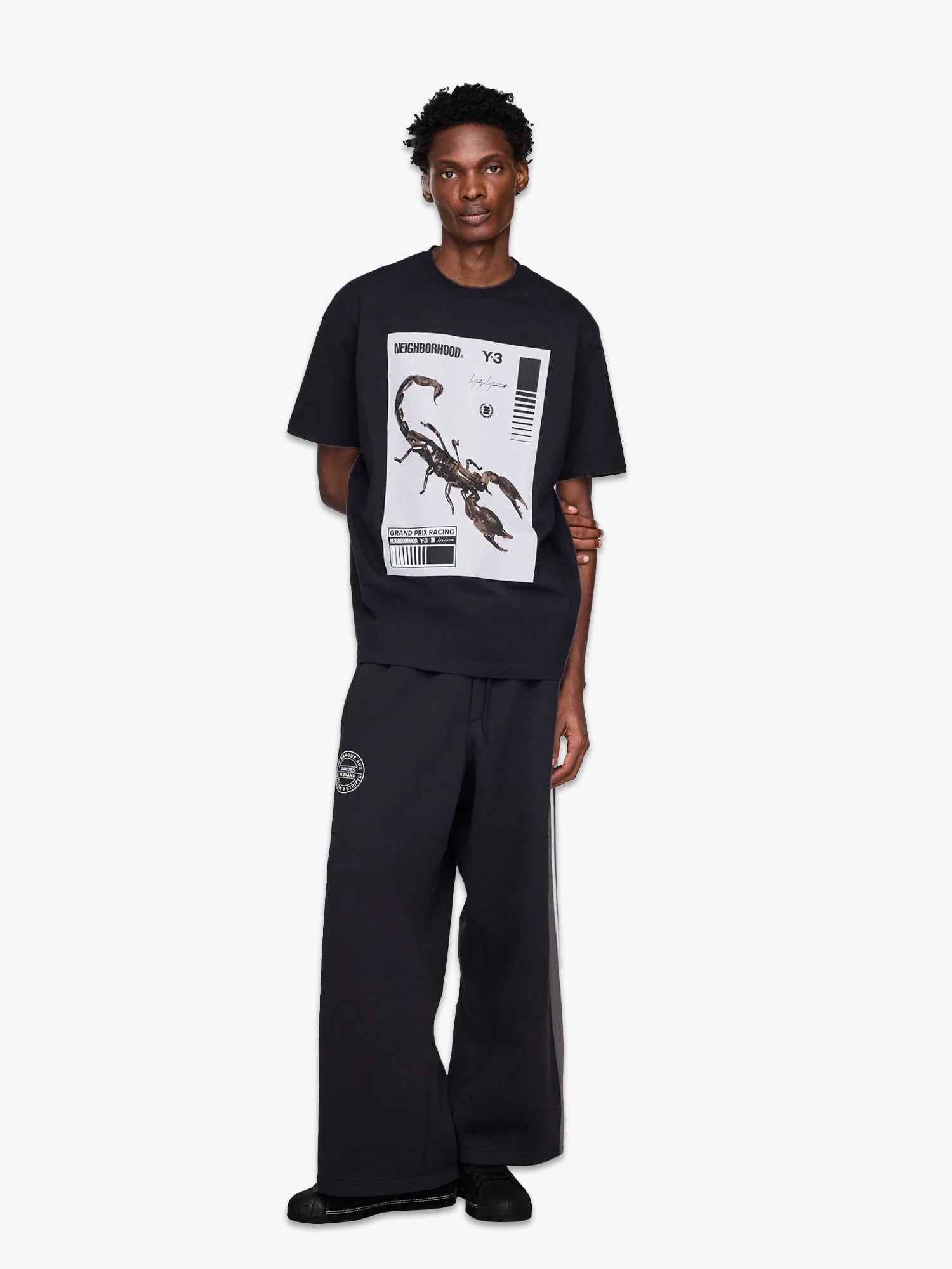 Y-3 x NBHD Graphic Tee - Black/Granit