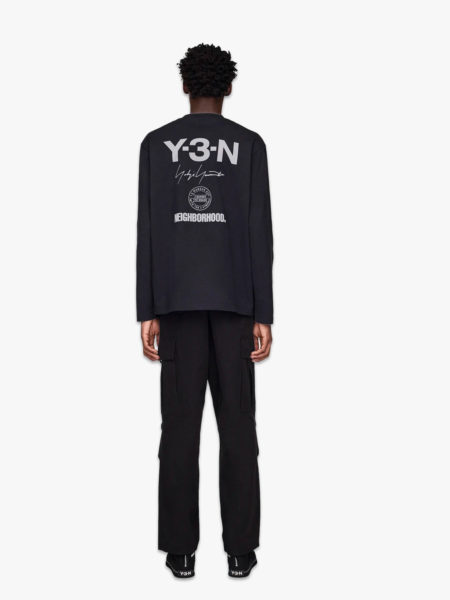 Y-3 x NBHD Logo LS Tee - Black