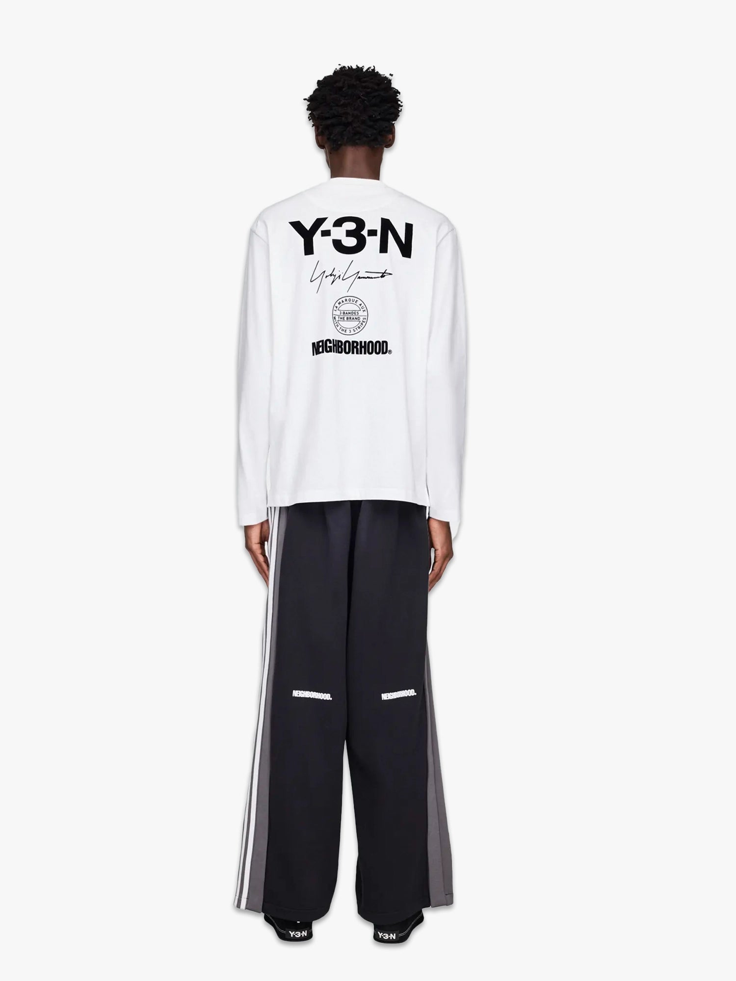 Y-3 x NBHD Logo LS Tee - White