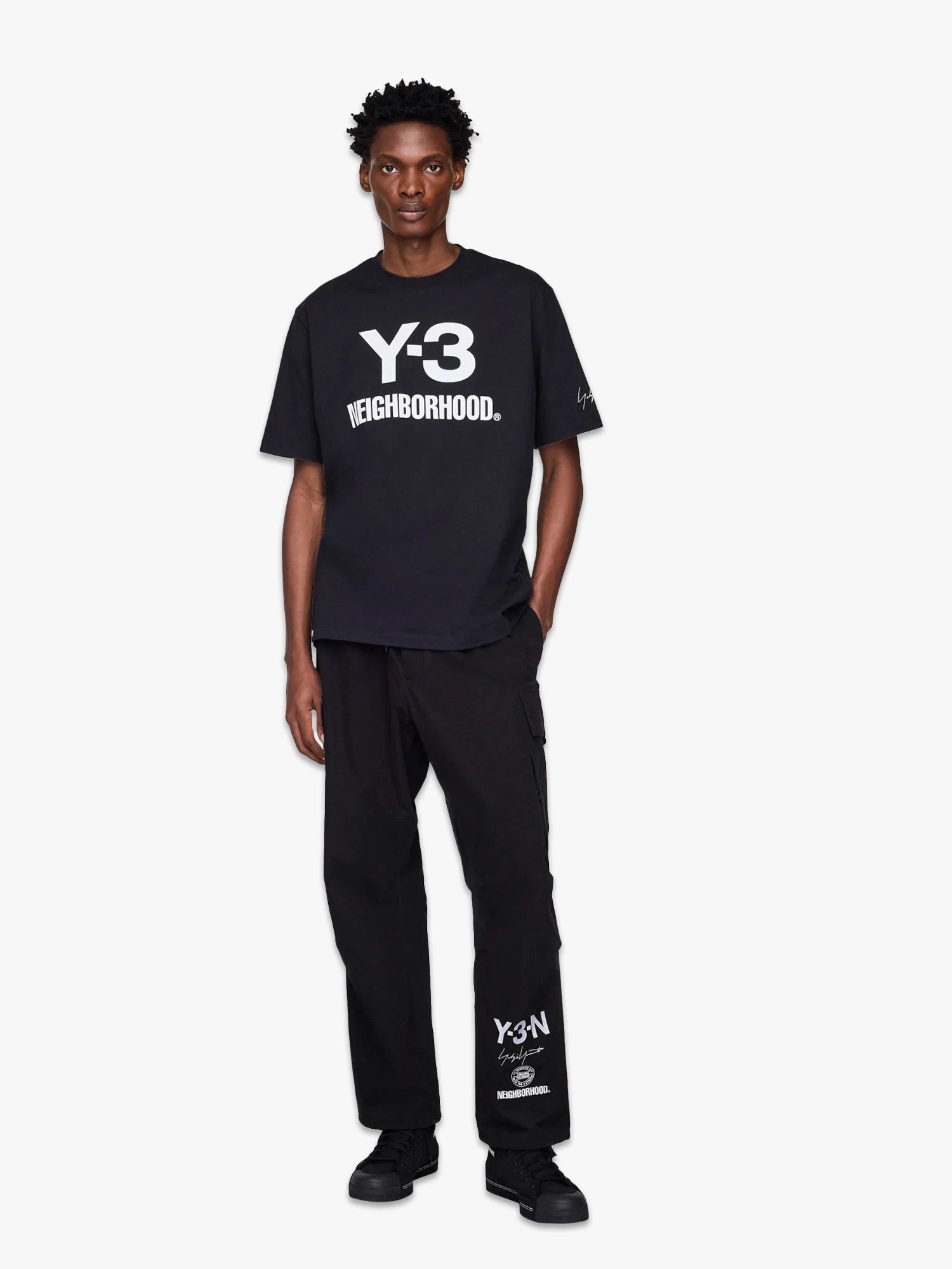 Y-3 x NBHD Logo Tee - Black