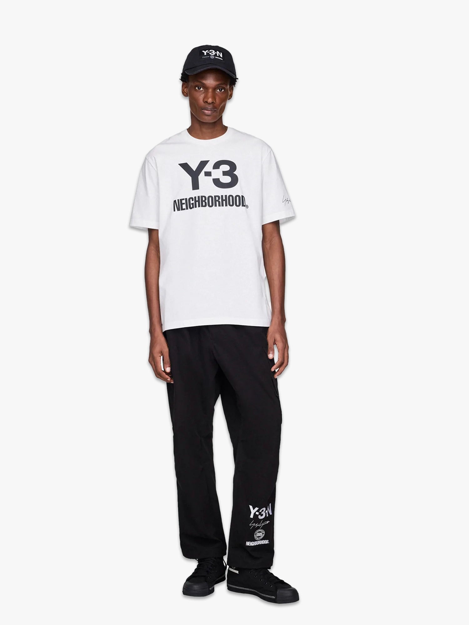 Y-3 x NBHD Logo Tee - White