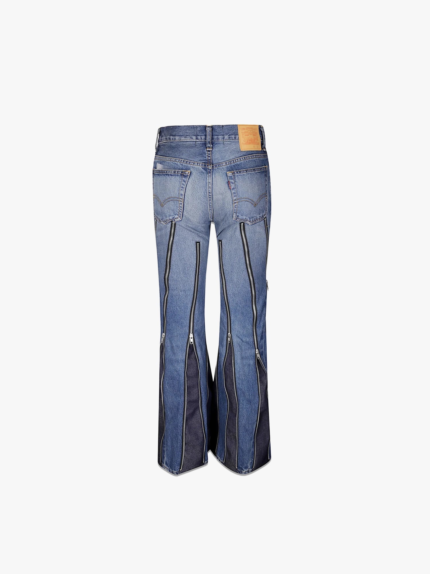 Zip Detailed Jeans - Indigo